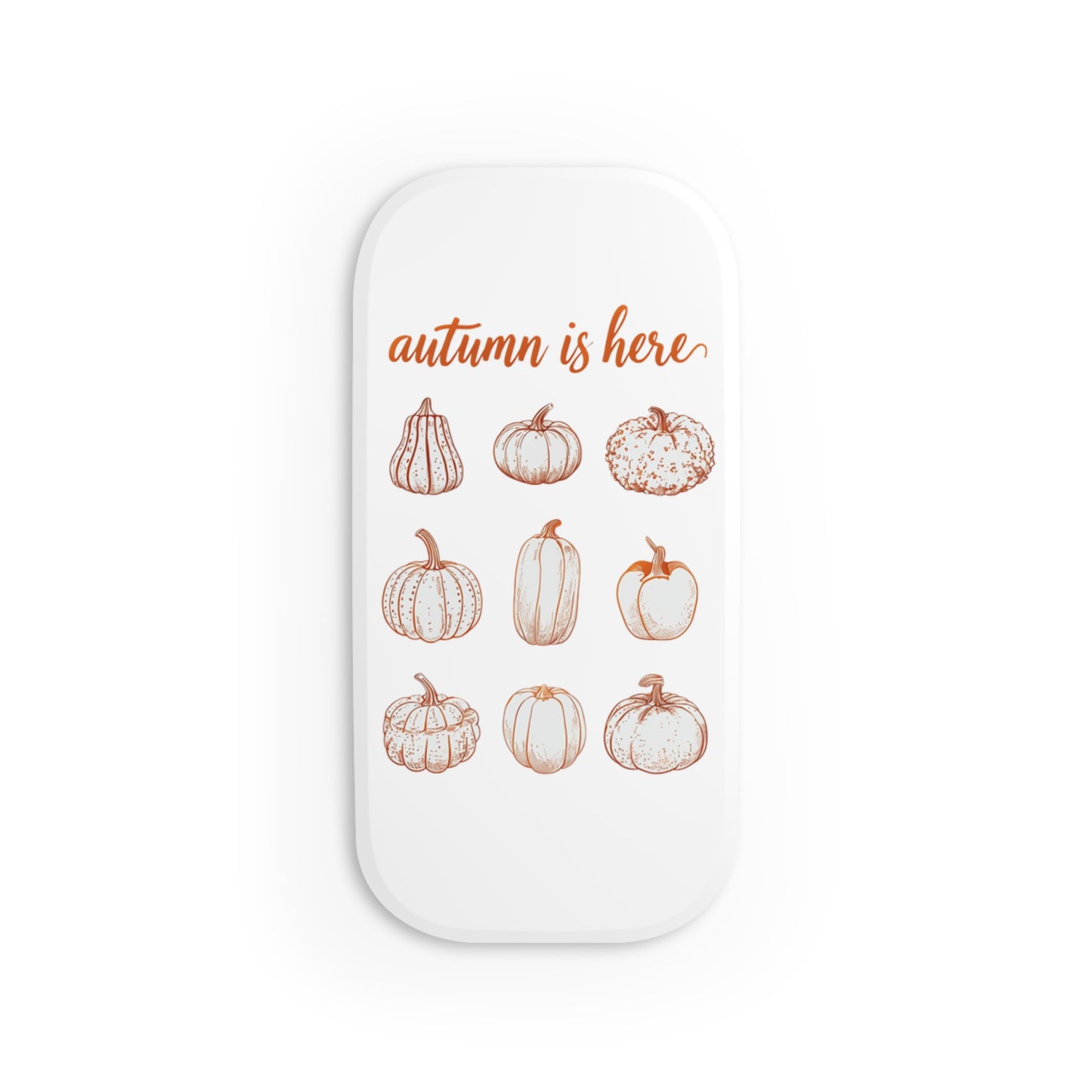 Autumn phone grip, Pumpkin phone holder, Fall cell stand, Cute phone accessory