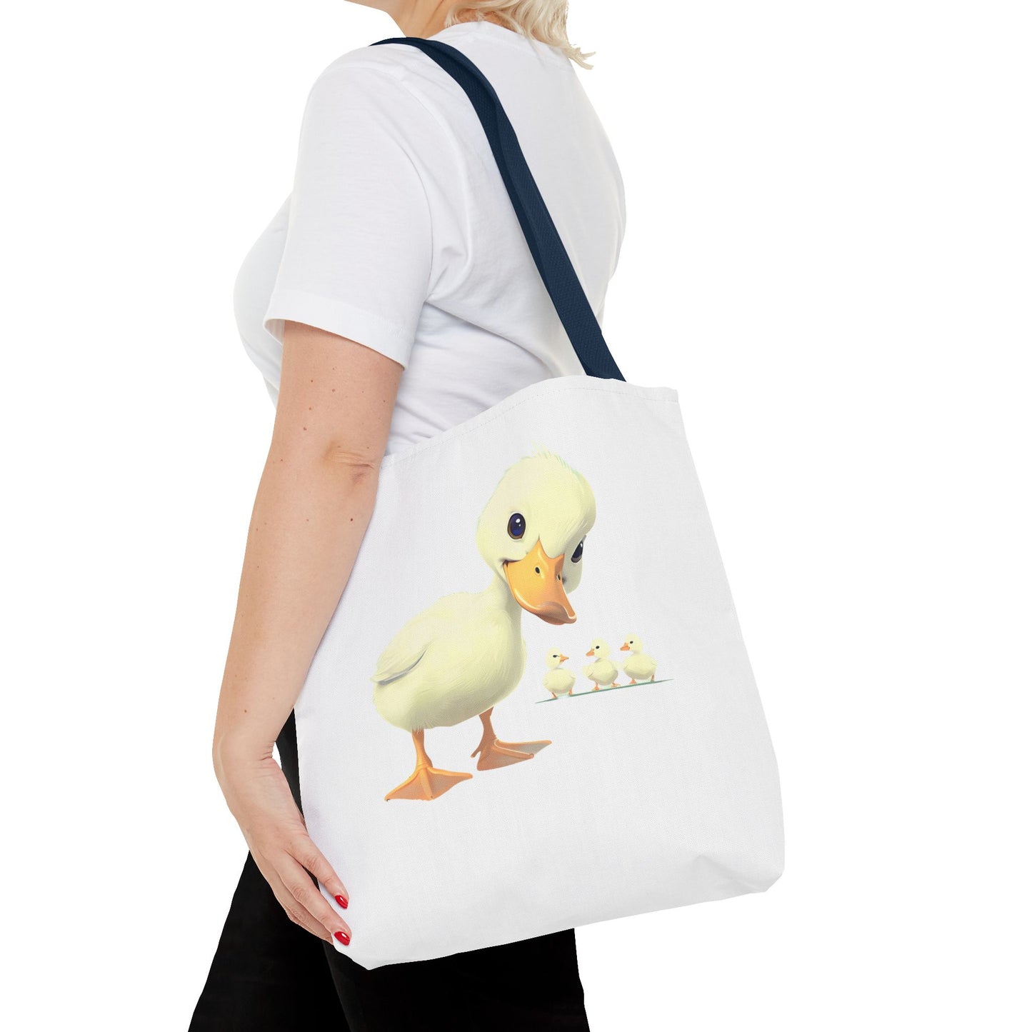 Adorable Duck Family Tote Bag, Cute Animal Lover Gift, Eco-Friendly Shopping Bag, Spring Gift, Easter Tote