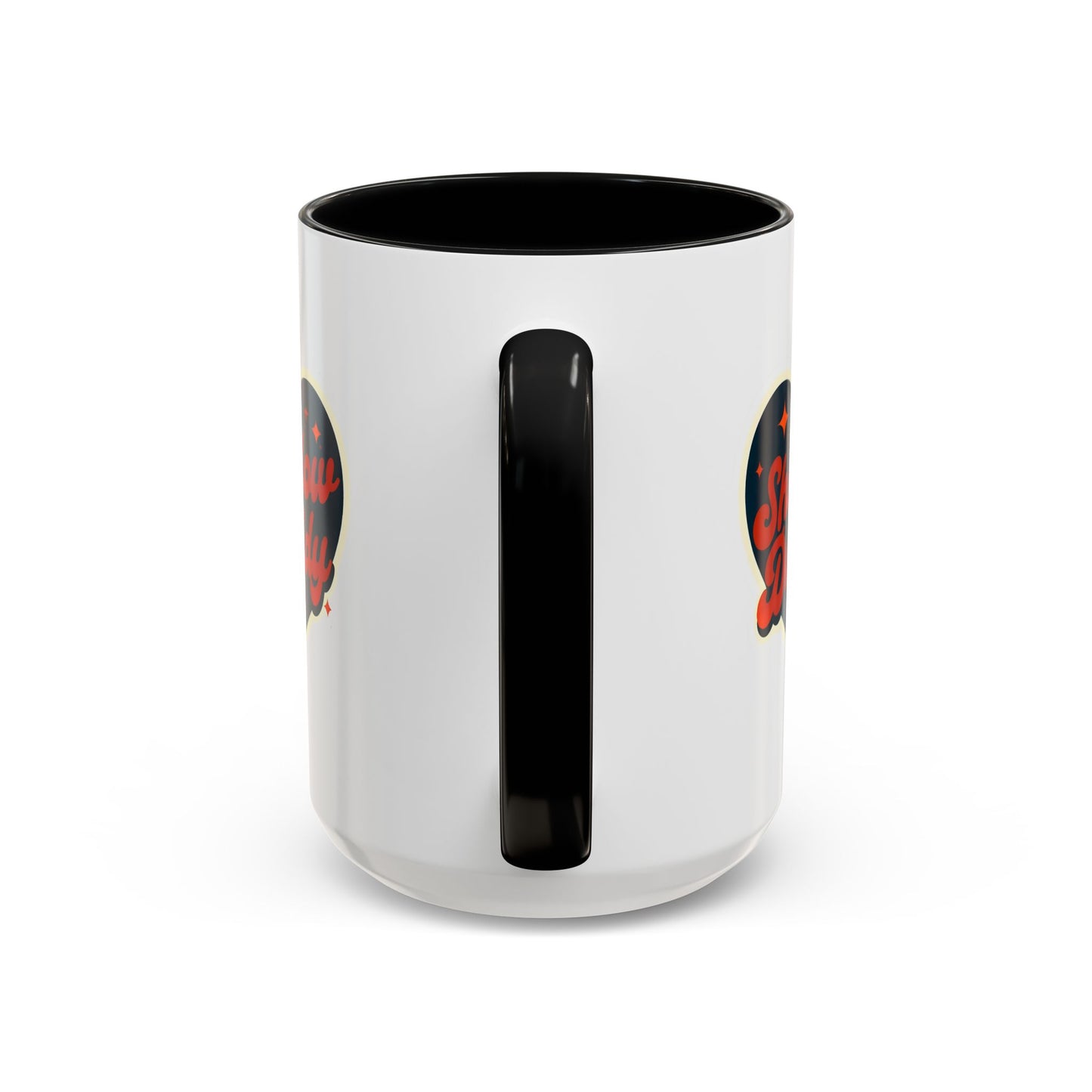Shadow Daddy Accent Coffee Mug - Perfect for Dads, Gifts for Him, Unique Coffee Cups, Father's Day, Fun Kitchen Decor, Fun Drinkware