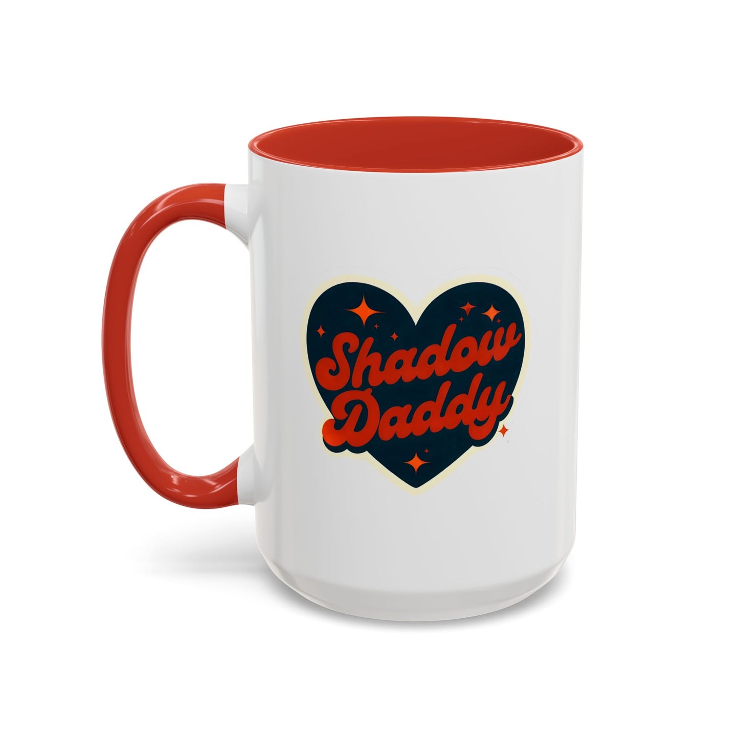 Shadow Daddy Accent Coffee Mug - Perfect for Dads, Gifts for Him, Unique Coffee Cups, Father's Day, Fun Kitchen Decor, Fun Drinkware