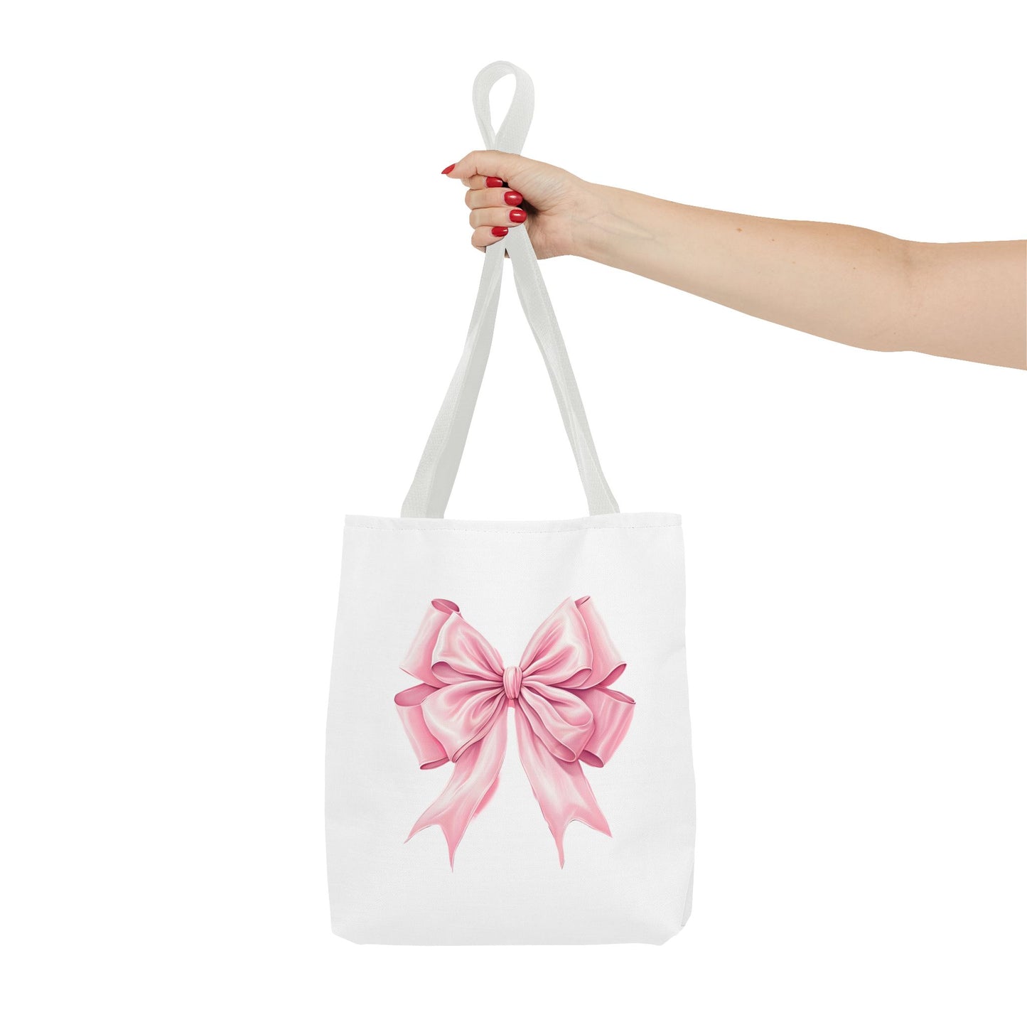 Chic Pink Bow Tote Bag, Stylish Carry-All for Gifts, Shopping, & Everyday Use, Perfect for Birthdays, Holidays, and Celebrations