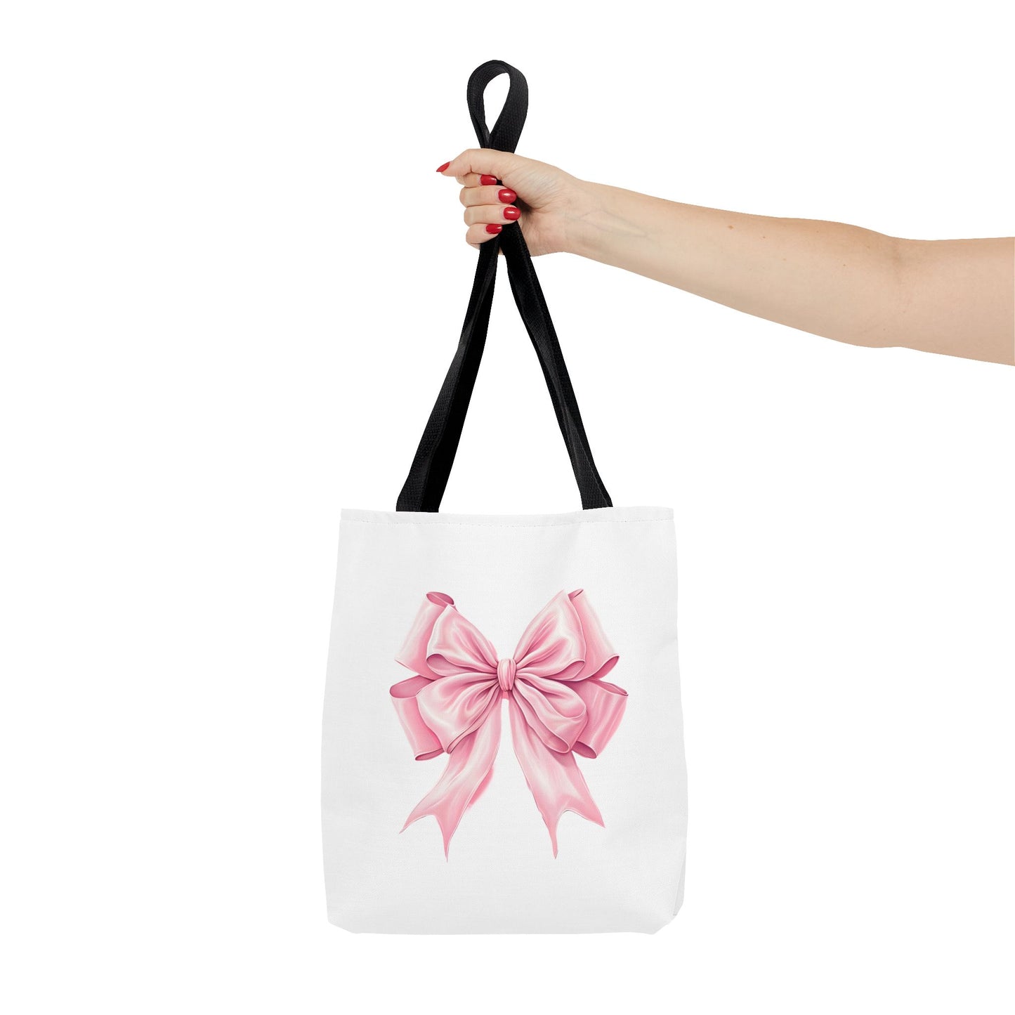 Chic Pink Bow Tote Bag, Stylish Carry-All for Gifts, Shopping, & Everyday Use, Perfect for Birthdays, Holidays, and Celebrations