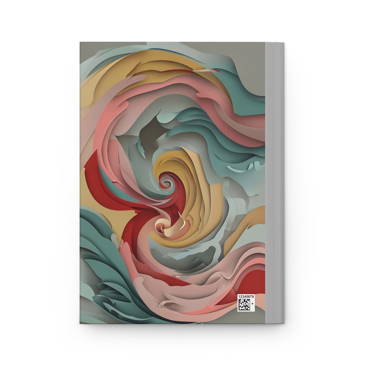 Whimsical Abstract Hardcover Journal in Matte Finish, Artistic Notebook, Perfect for Daily Journaling, Creative Writing, Gift Idea