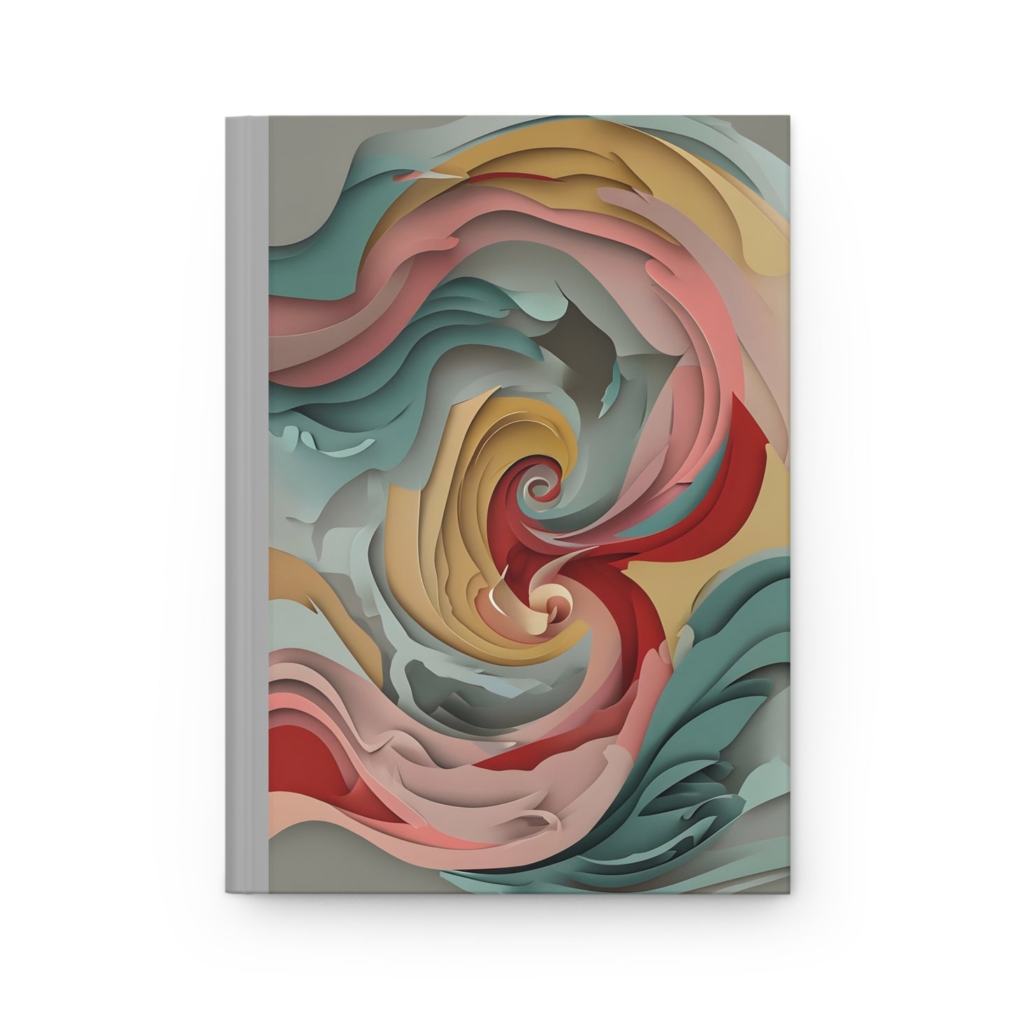Whimsical Abstract Hardcover Journal in Matte Finish, Artistic Notebook, Perfect for Daily Journaling, Creative Writing, Gift Idea