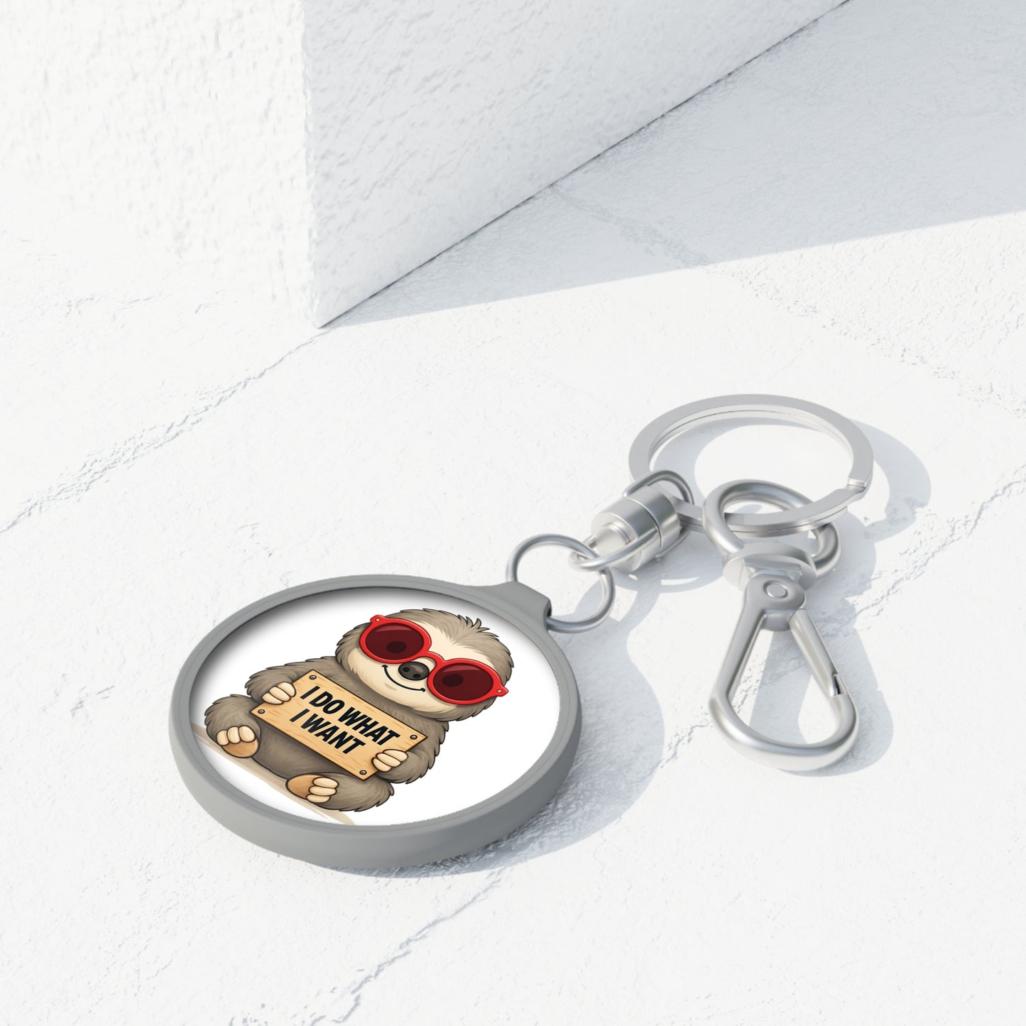 Funny Sloth Keychain – I Do What I Want