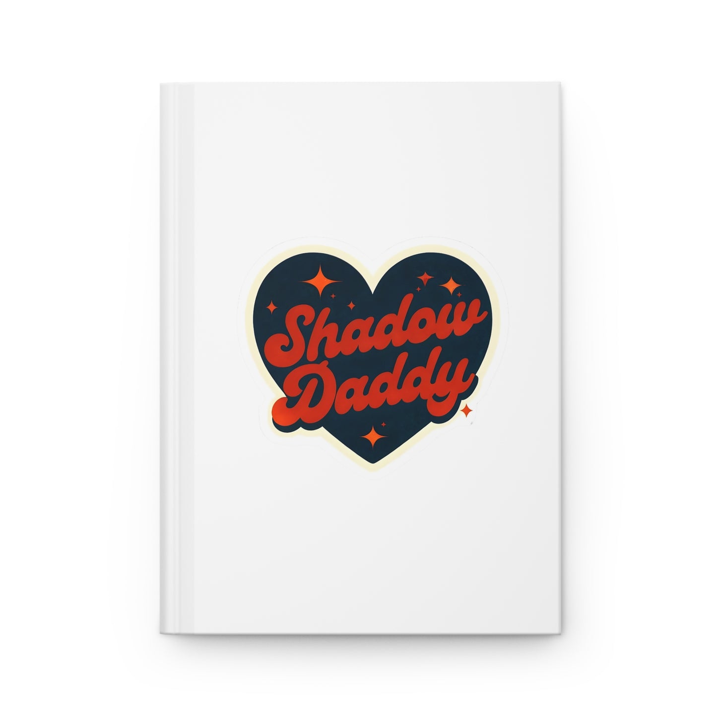 Shadow Daddy Hardcover Journal, Whimsical Diary, Creative Writing Notebook, Gift for Dads, Unique Journaling Experience