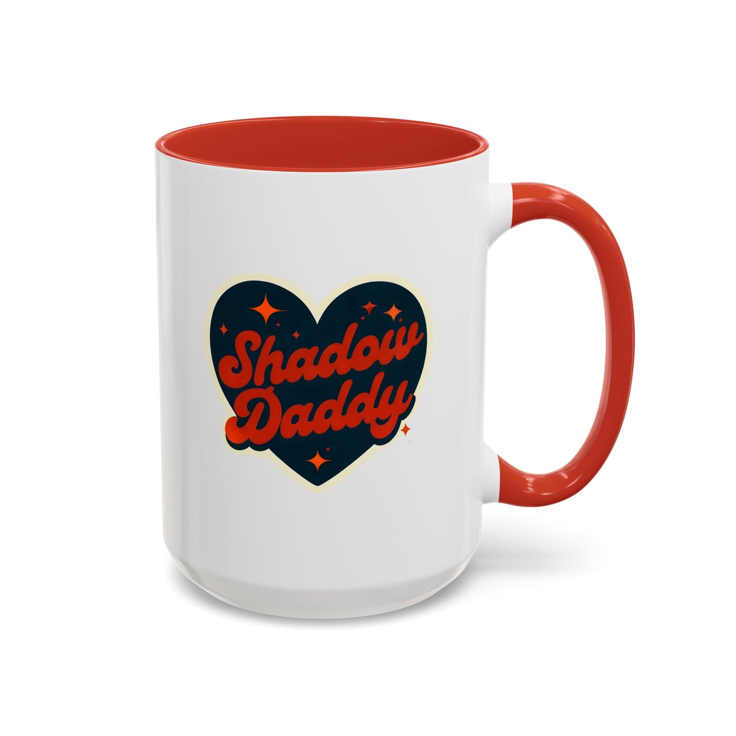 Shadow Daddy Accent Coffee Mug - Perfect for Dads, Gifts for Him, Unique Coffee Cups, Father's Day, Fun Kitchen Decor, Fun Drinkware