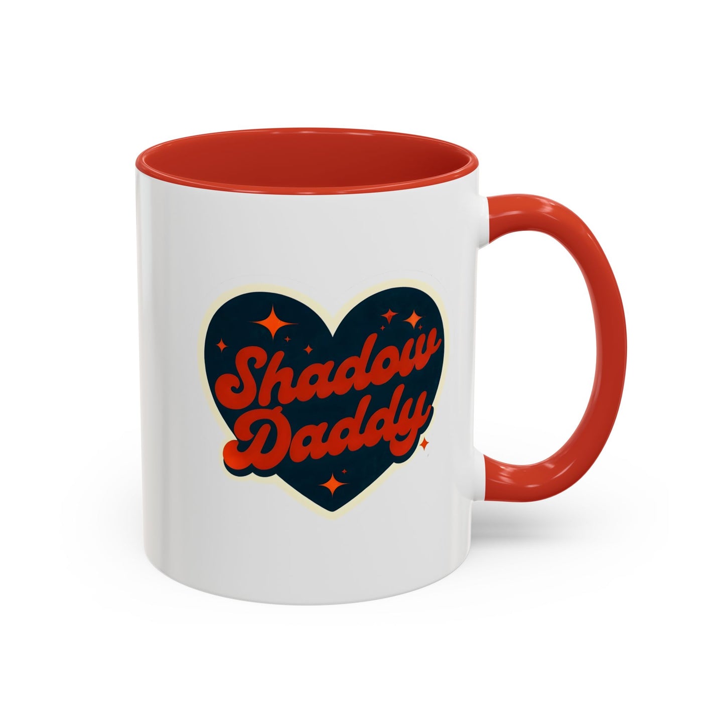 Shadow Daddy Accent Coffee Mug - Perfect for Dads, Gifts for Him, Unique Coffee Cups, Father's Day, Fun Kitchen Decor, Fun Drinkware