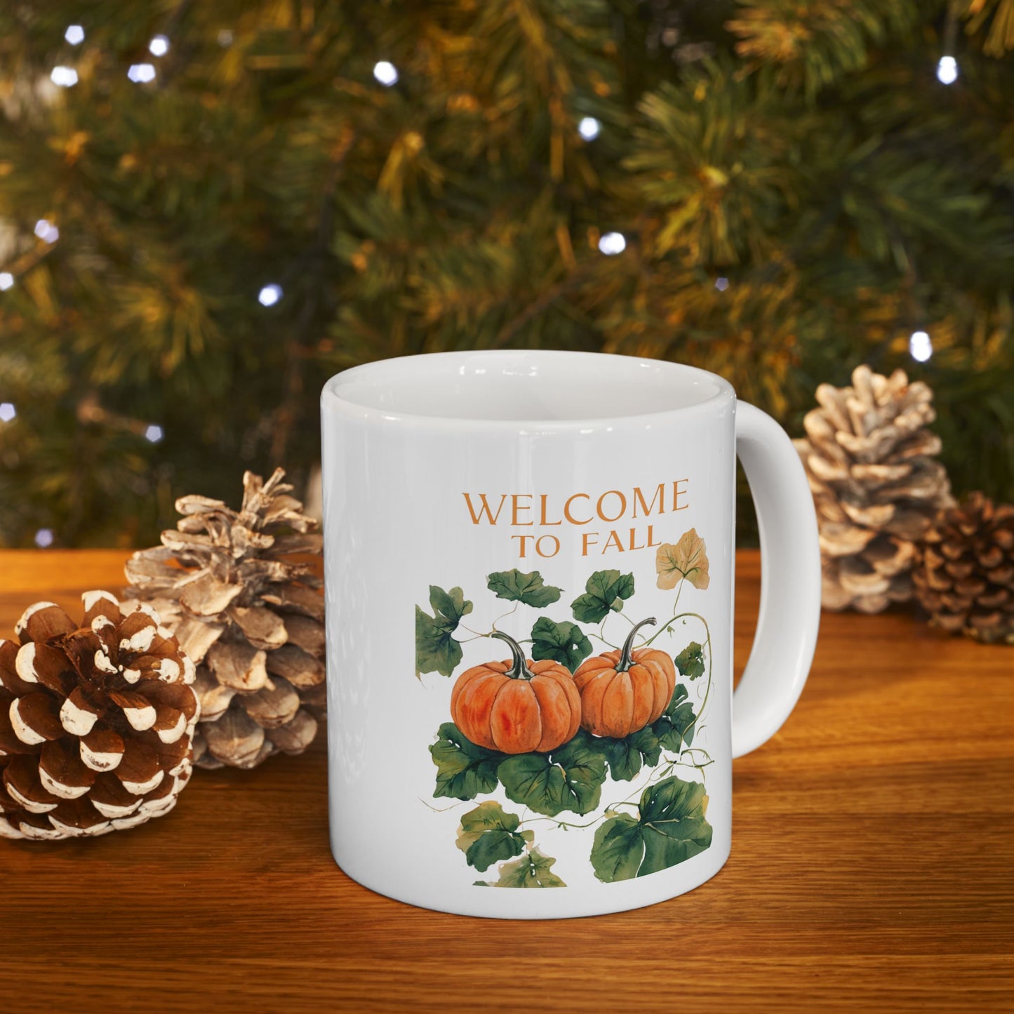 Welcome to Fall Pumpkin Coffee Mug
