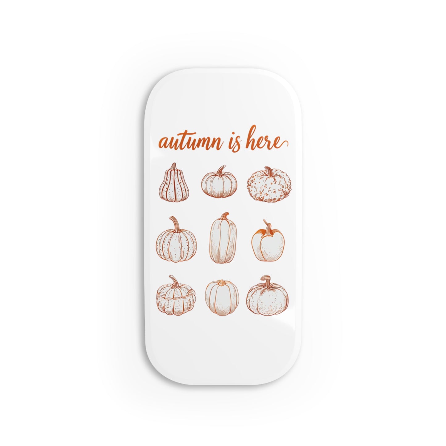 Autumn phone grip, Pumpkin phone holder, Fall cell stand, Cute phone accessory