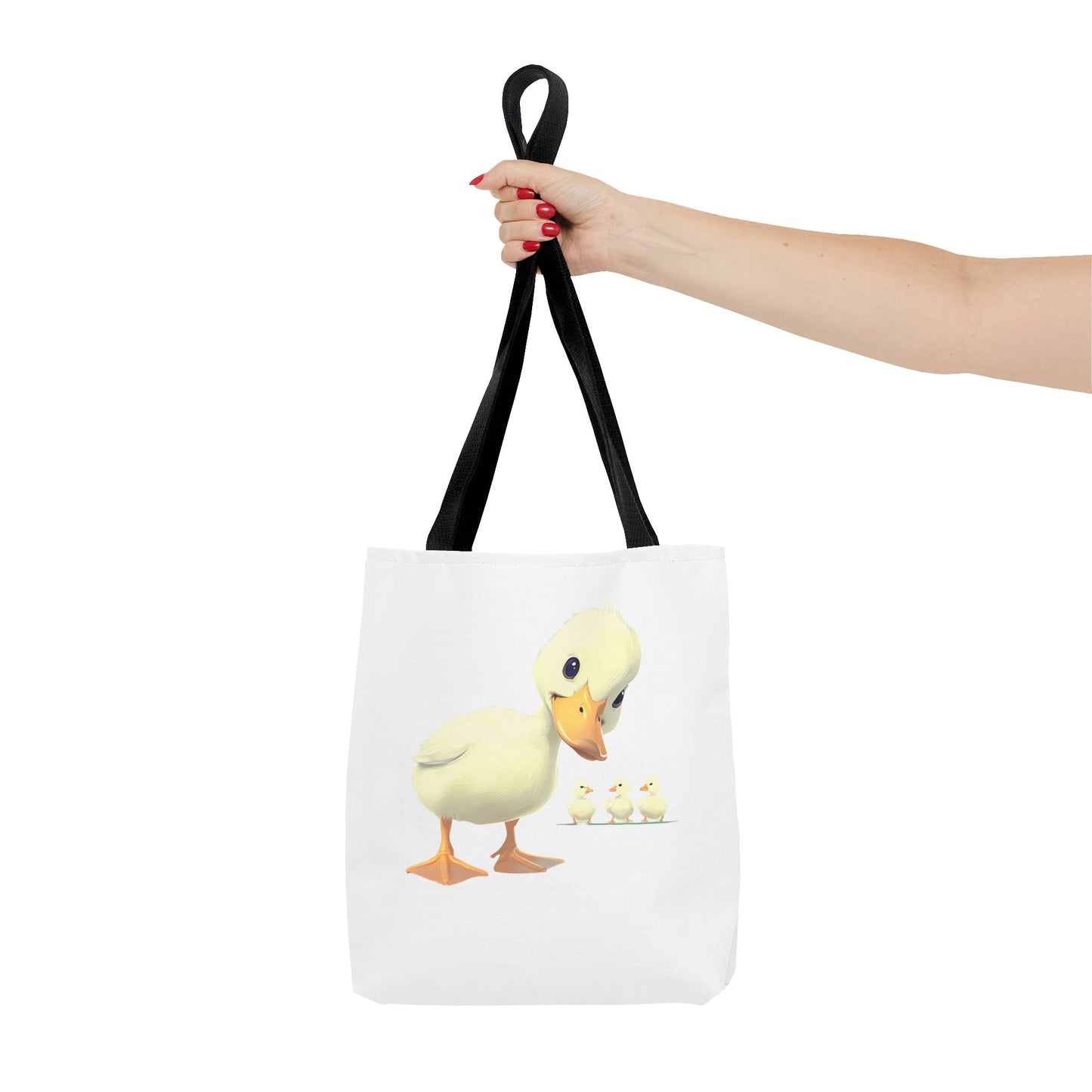 Adorable Duck Family Tote Bag, Cute Animal Lover Gift, Eco-Friendly Shopping Bag, Spring Gift, Easter Tote