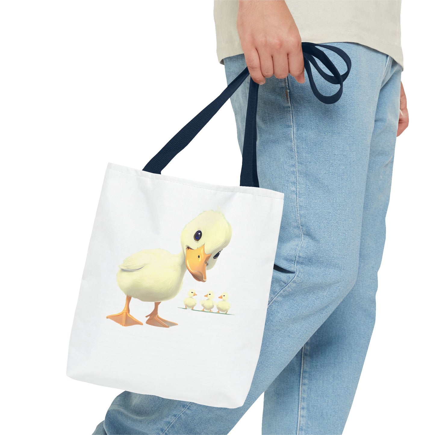 Adorable Duck Family Tote Bag, Cute Animal Lover Gift, Eco-Friendly Shopping Bag, Spring Gift, Easter Tote