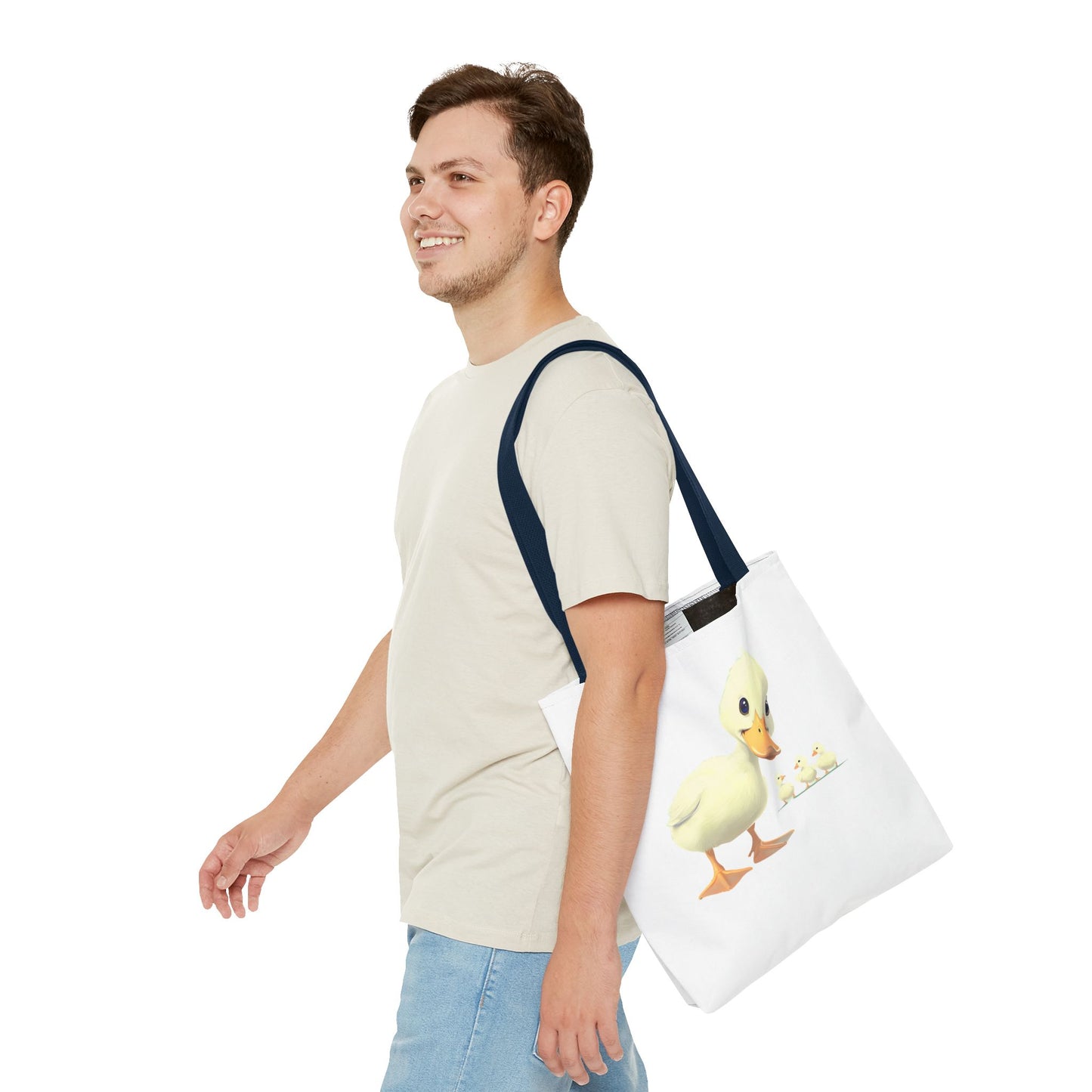 Adorable Duck Family Tote Bag, Cute Animal Lover Gift, Eco-Friendly Shopping Bag, Spring Gift, Easter Tote