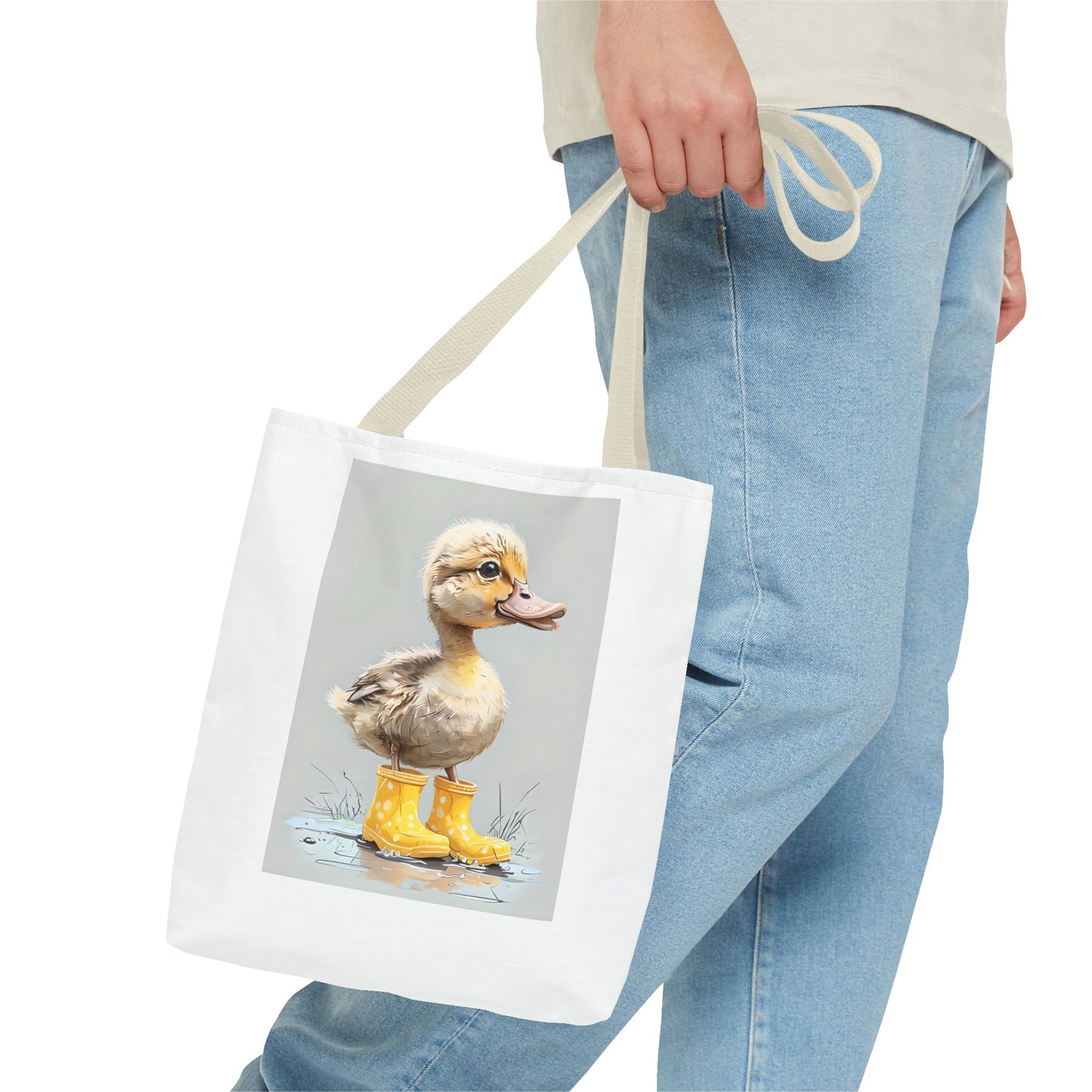 Adorable Duckling Tote Bag - Cute Animal Lover Gift, Eco-Friendly Shopping Bag, Springtime Accessory, Easter gift, Fun Gift Idea