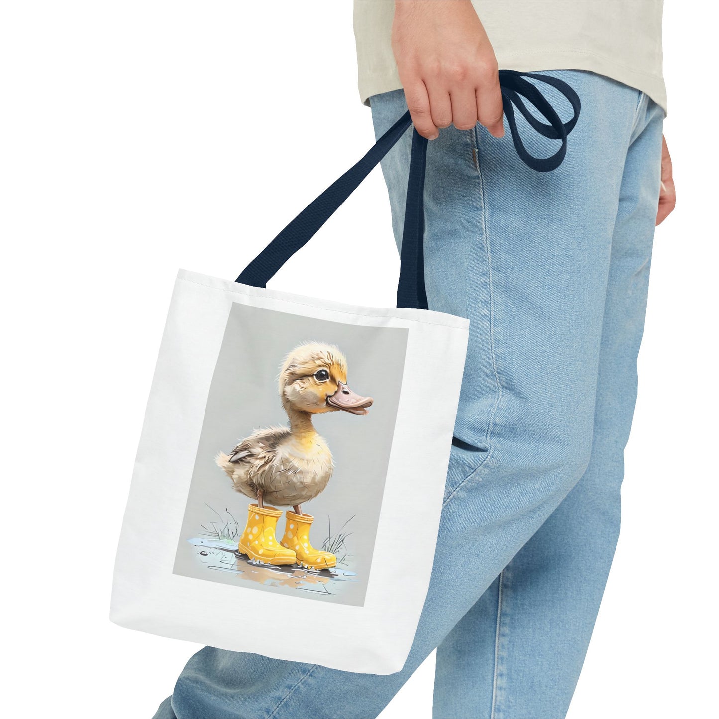 Adorable Duckling Tote Bag - Cute Animal Lover Gift, Eco-Friendly Shopping Bag, Springtime Accessory, Easter gift, Fun Gift Idea