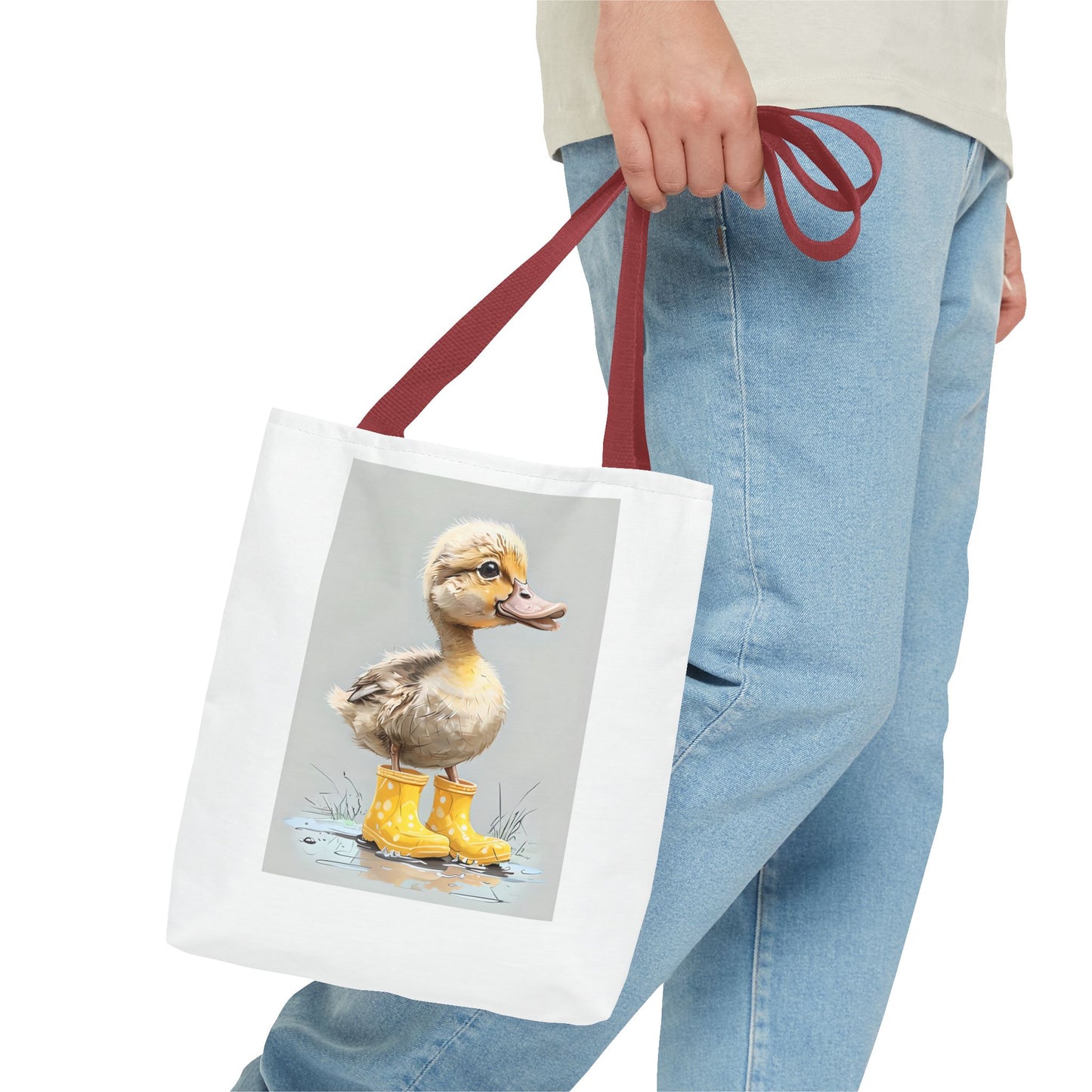 Adorable Duckling Tote Bag - Cute Animal Lover Gift, Eco-Friendly Shopping Bag, Springtime Accessory, Easter gift, Fun Gift Idea