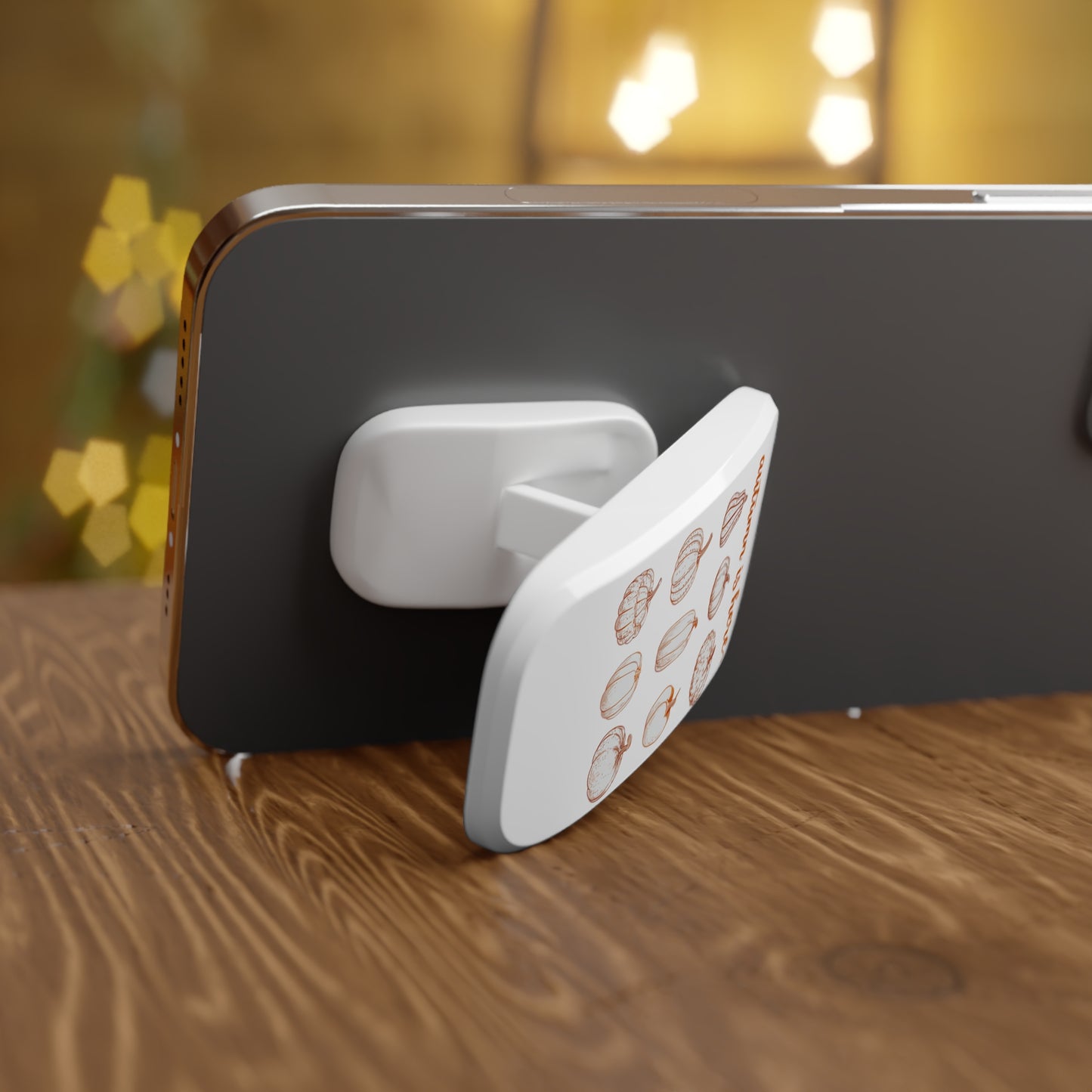 Autumn phone grip, Pumpkin phone holder, Fall cell stand, Cute phone accessory