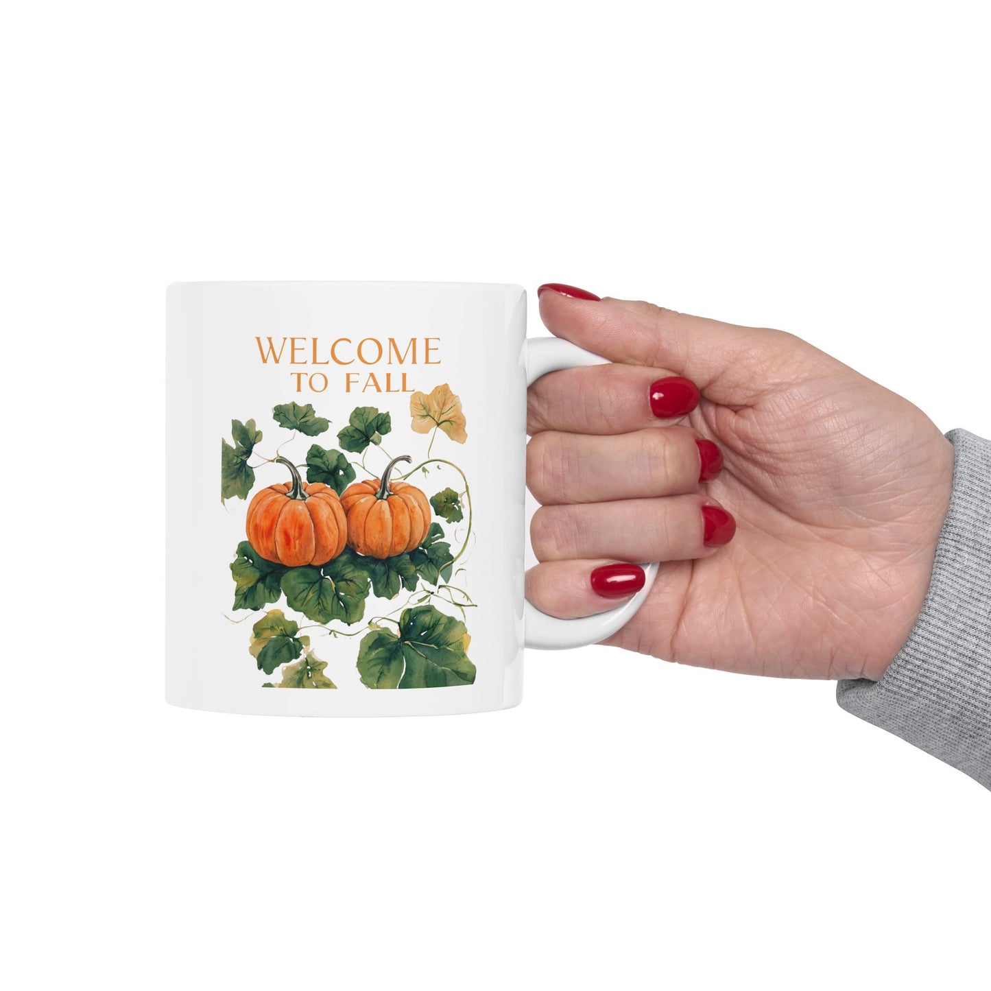 Welcome to Fall Pumpkin Coffee Mug