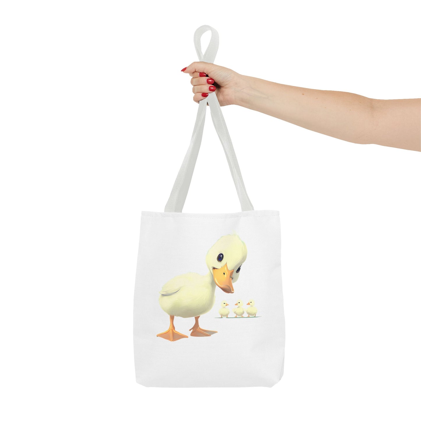 Adorable Duck Family Tote Bag, Cute Animal Lover Gift, Eco-Friendly Shopping Bag, Spring Gift, Easter Tote