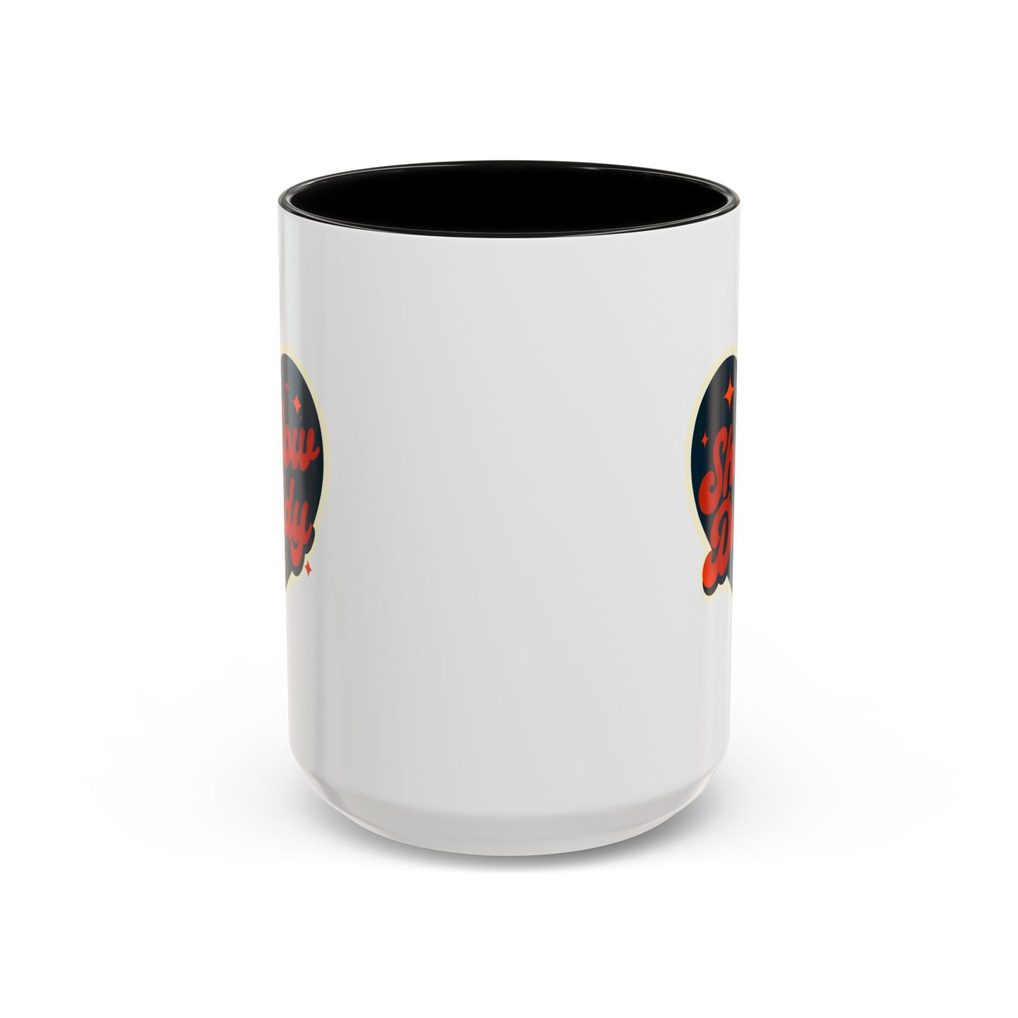 Shadow Daddy Accent Coffee Mug - Perfect for Dads, Gifts for Him, Unique Coffee Cups, Father's Day, Fun Kitchen Decor, Fun Drinkware