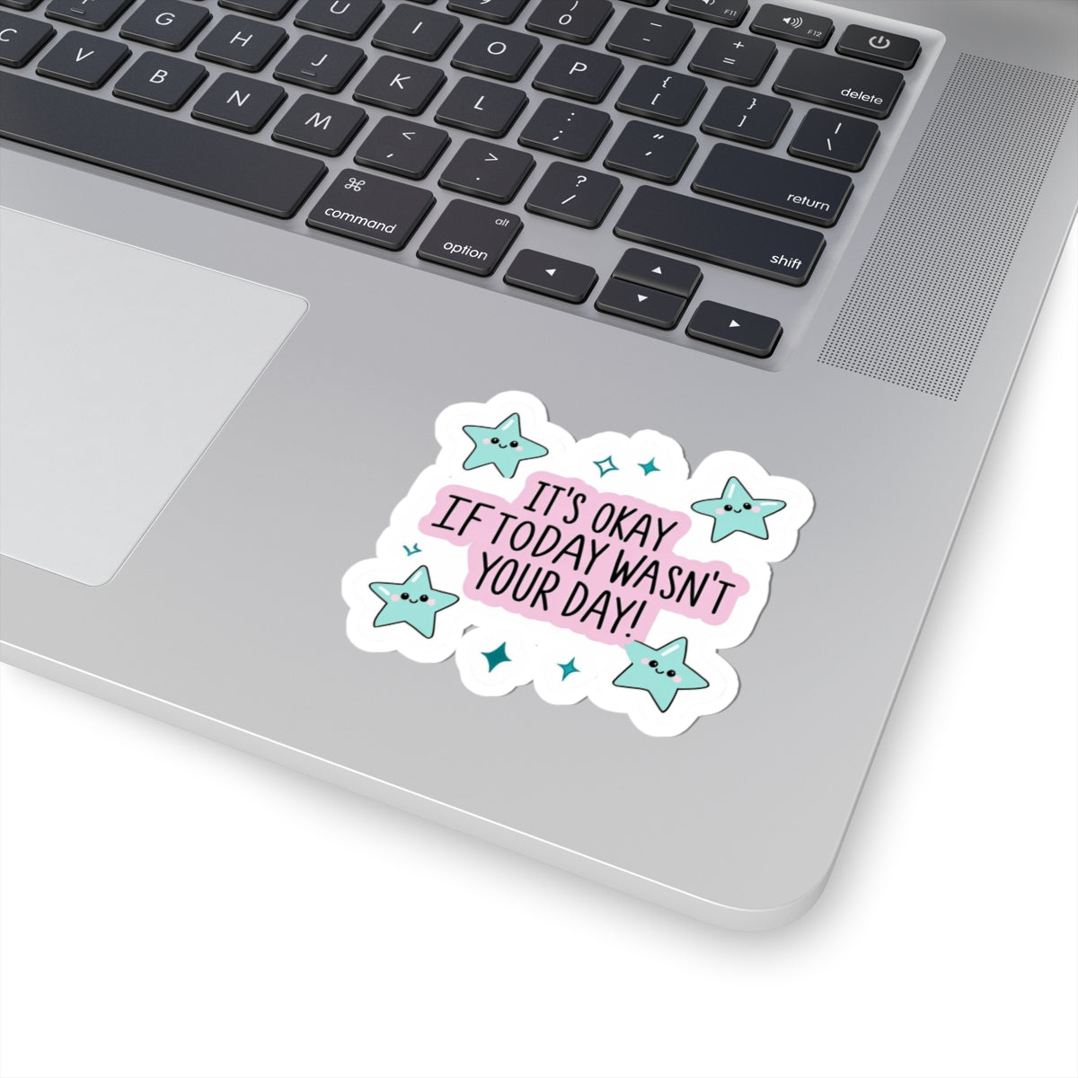 Motivational Pastel Star Sticker – Positive Quote Vinyl Decal