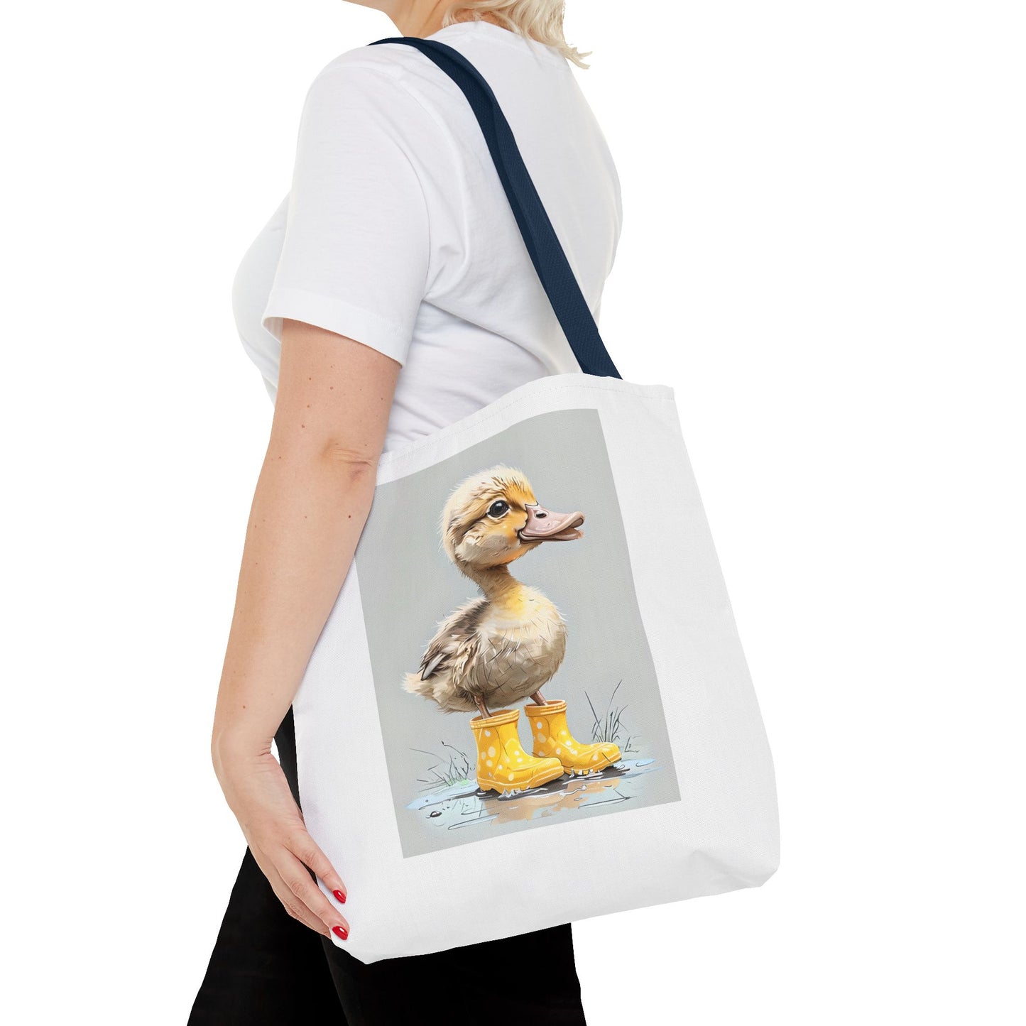 Adorable Duckling Tote Bag - Cute Animal Lover Gift, Eco-Friendly Shopping Bag, Springtime Accessory, Easter gift, Fun Gift Idea