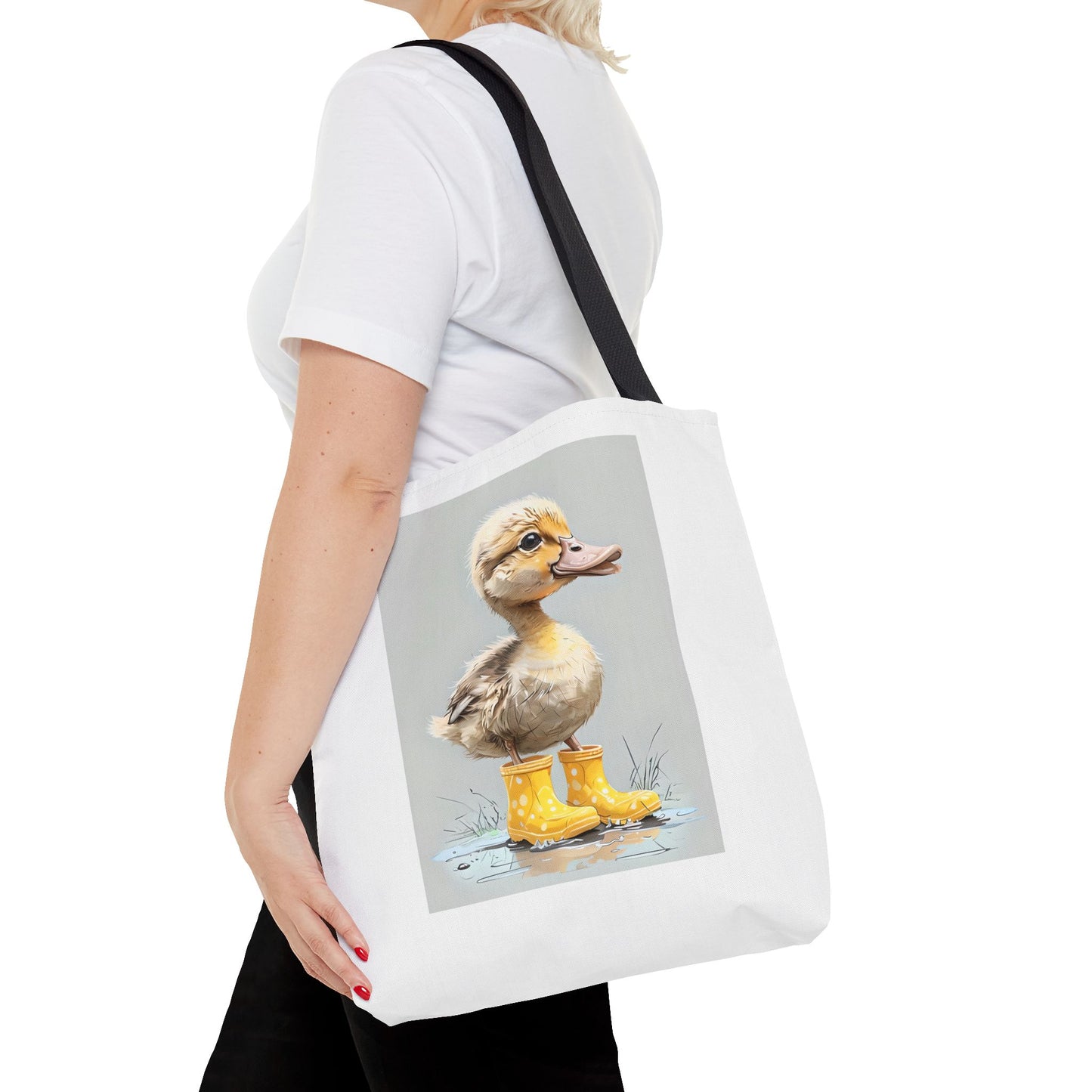 Adorable Duckling Tote Bag - Cute Animal Lover Gift, Eco-Friendly Shopping Bag, Springtime Accessory, Easter gift, Fun Gift Idea