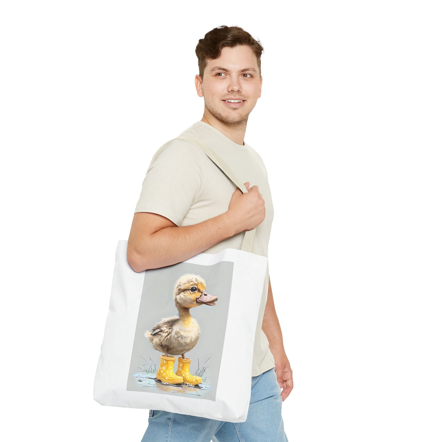 Adorable Duckling Tote Bag - Cute Animal Lover Gift, Eco-Friendly Shopping Bag, Springtime Accessory, Easter gift, Fun Gift Idea