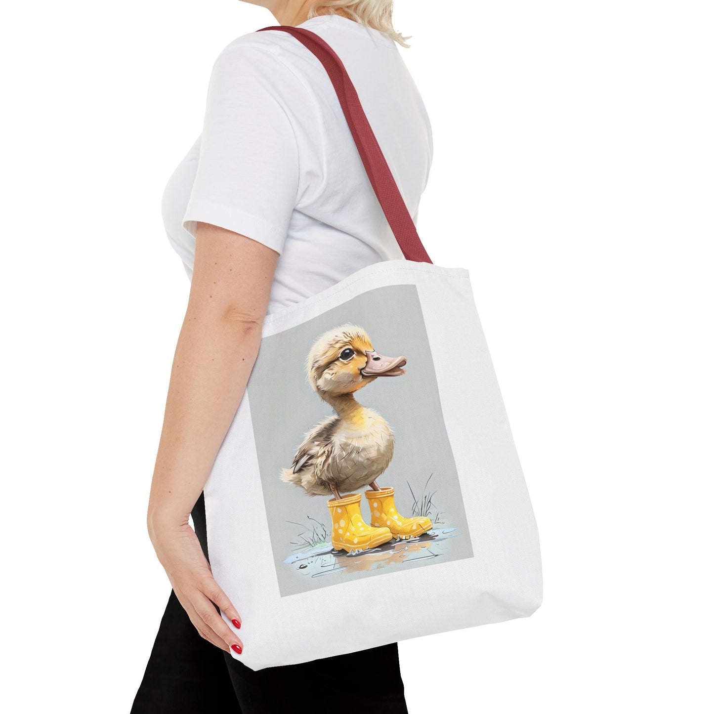 Adorable Duckling Tote Bag - Cute Animal Lover Gift, Eco-Friendly Shopping Bag, Springtime Accessory, Easter gift, Fun Gift Idea