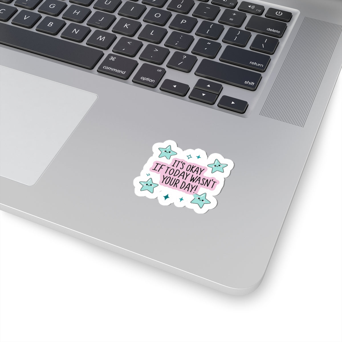 Motivational Pastel Star Sticker – Positive Quote Vinyl Decal
