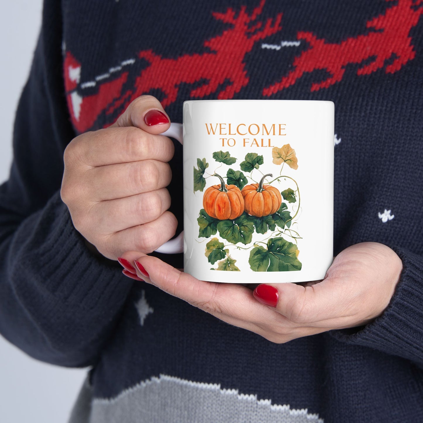 Welcome to Fall Pumpkin Coffee Mug