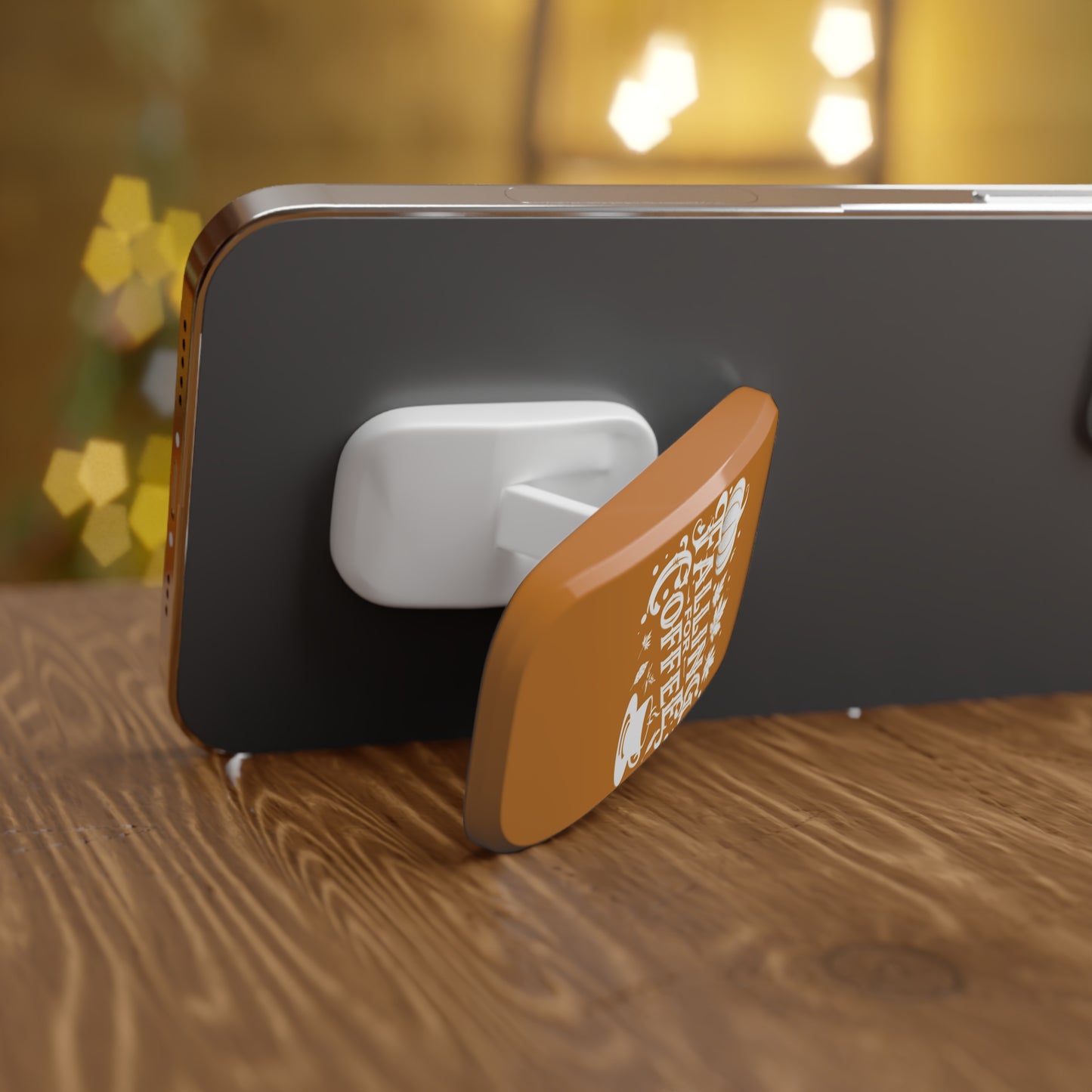Falling for Coffee Phone Grip – Cozy Autumn Coffee Lover Accessory