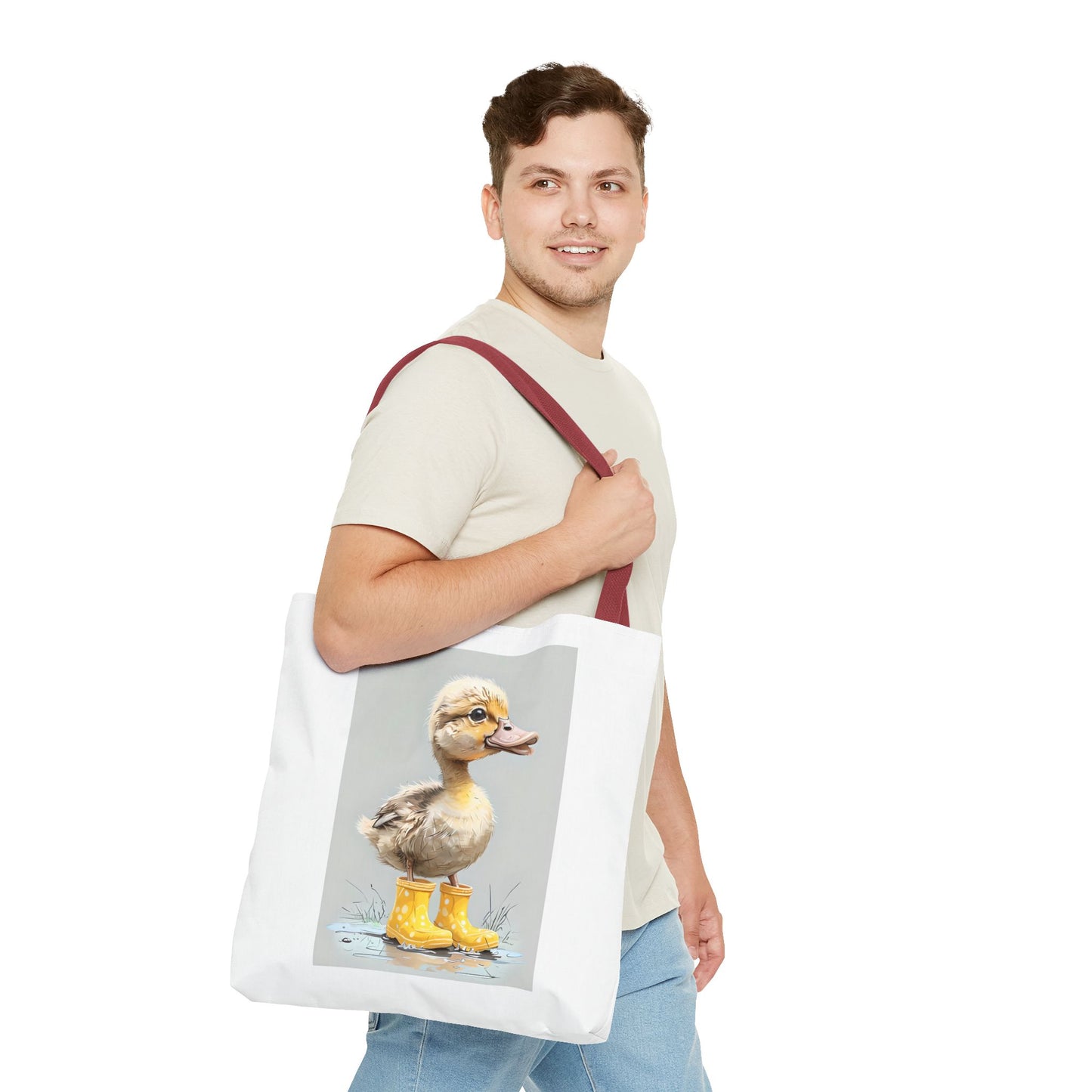 Adorable Duckling Tote Bag - Cute Animal Lover Gift, Eco-Friendly Shopping Bag, Springtime Accessory, Easter gift, Fun Gift Idea