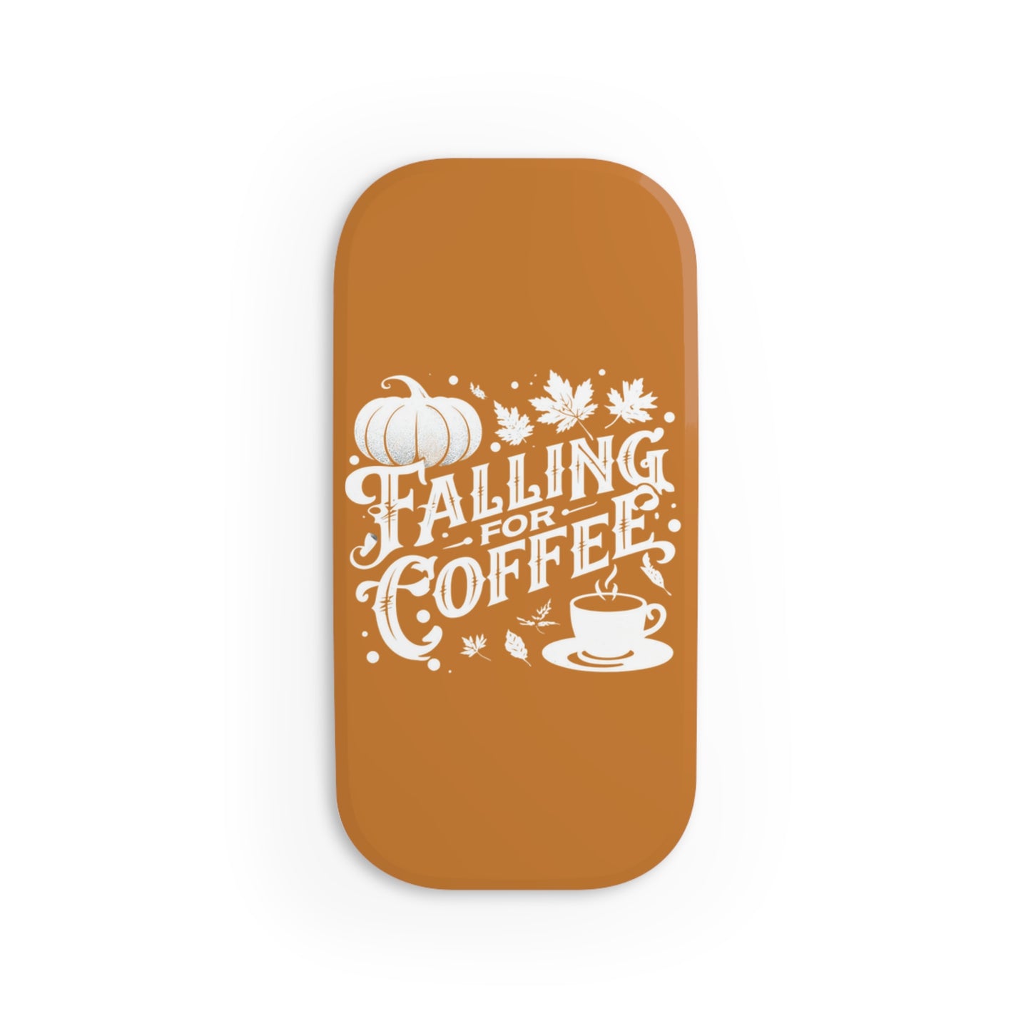 Falling for Coffee Phone Grip – Cozy Autumn Coffee Lover Accessory