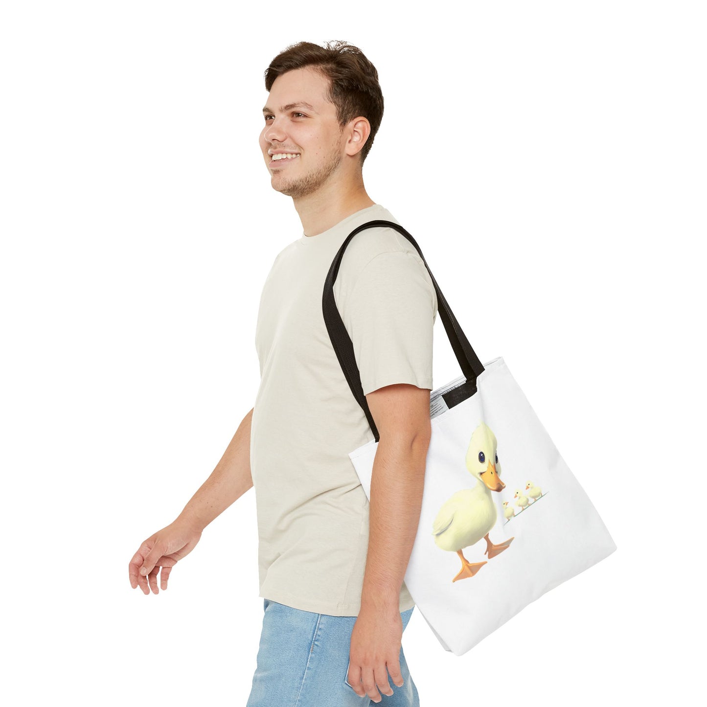 Adorable Duck Family Tote Bag, Cute Animal Lover Gift, Eco-Friendly Shopping Bag, Spring Gift, Easter Tote