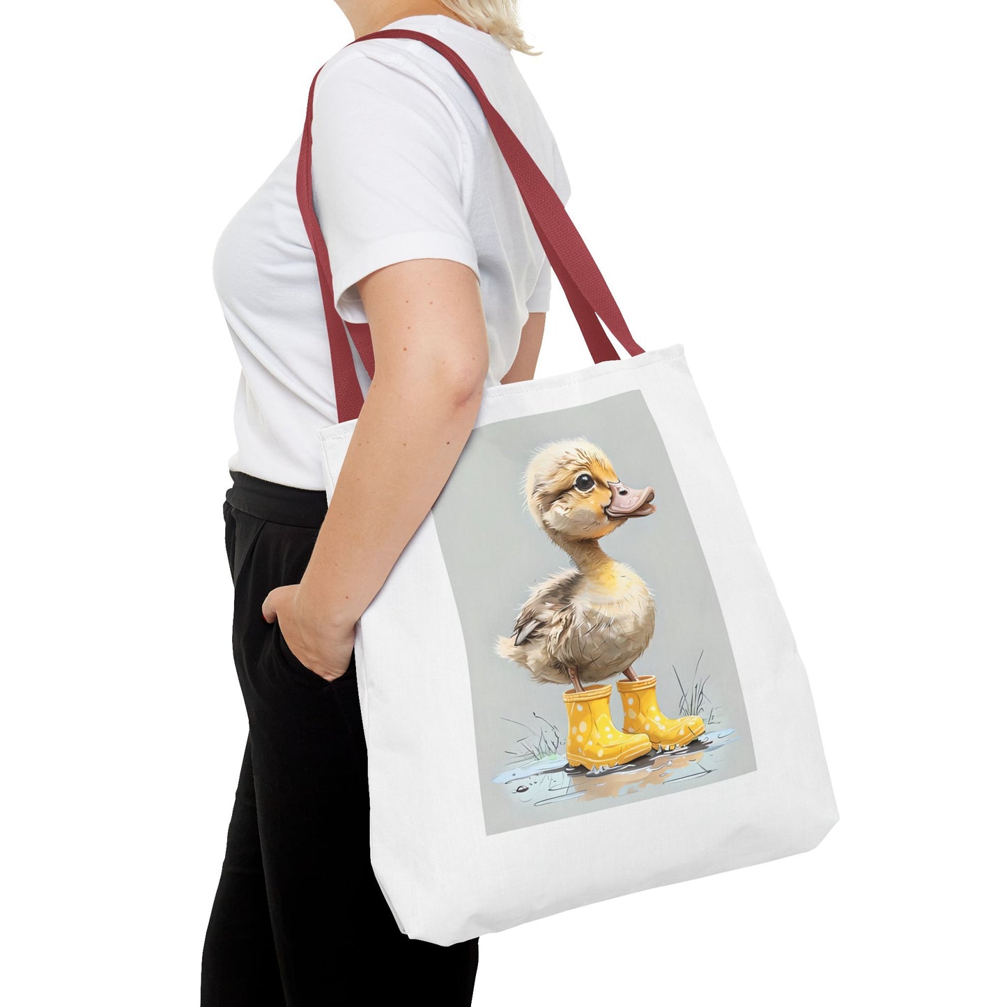 Adorable Duckling Tote Bag - Cute Animal Lover Gift, Eco-Friendly Shopping Bag, Springtime Accessory, Easter gift, Fun Gift Idea