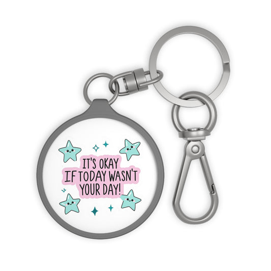 Cute keychain gift, pastel star keychain, kawaii star charm, motivational gift, mental health keychain, uplifting star keychain