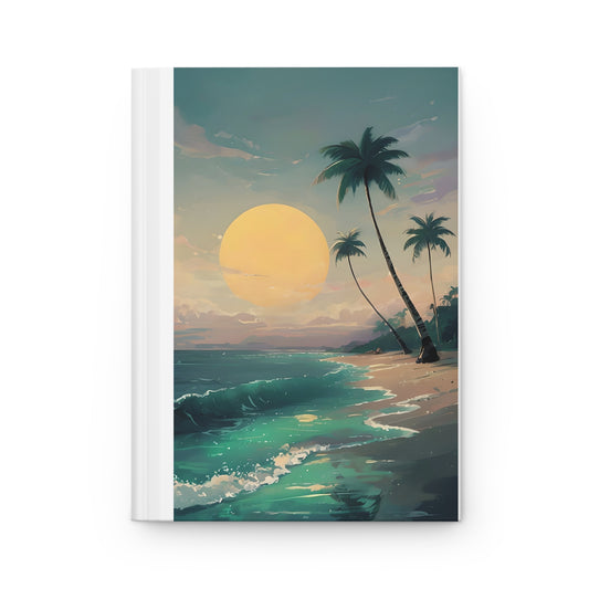 Tropical Sunset Journal: Beach Vibes, Travel Diary, Nature Sketchbook, Gift for Writers, Summer Memories