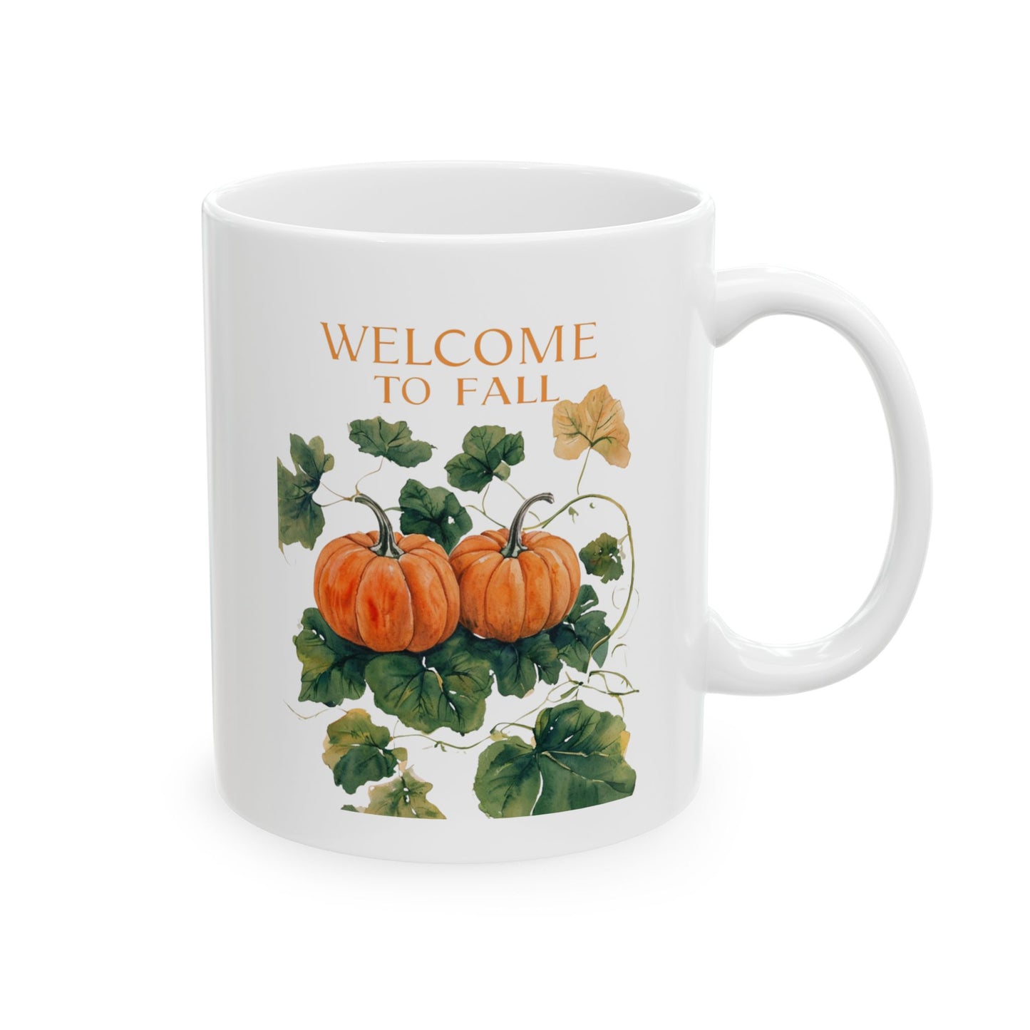 Welcome to Fall Pumpkin Coffee Mug