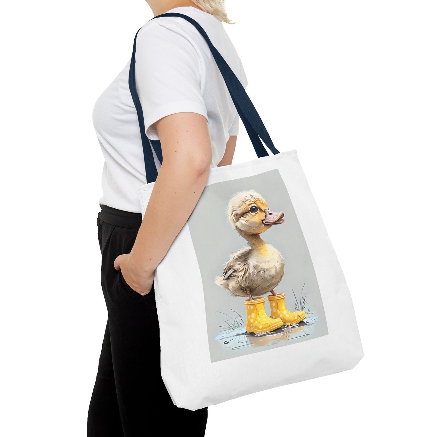 Adorable Duckling Tote Bag - Cute Animal Lover Gift, Eco-Friendly Shopping Bag, Springtime Accessory, Easter gift, Fun Gift Idea