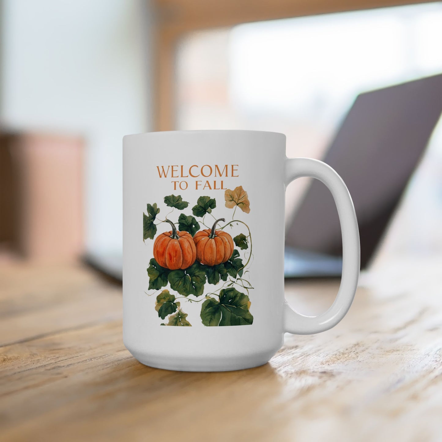 Welcome to Fall Pumpkin Coffee Mug