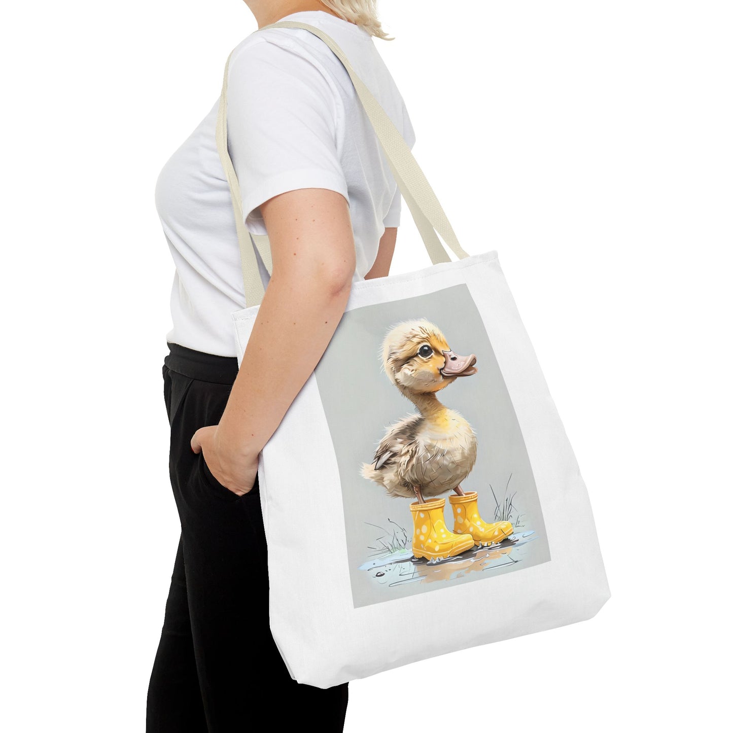 Adorable Duckling Tote Bag - Cute Animal Lover Gift, Eco-Friendly Shopping Bag, Springtime Accessory, Easter gift, Fun Gift Idea