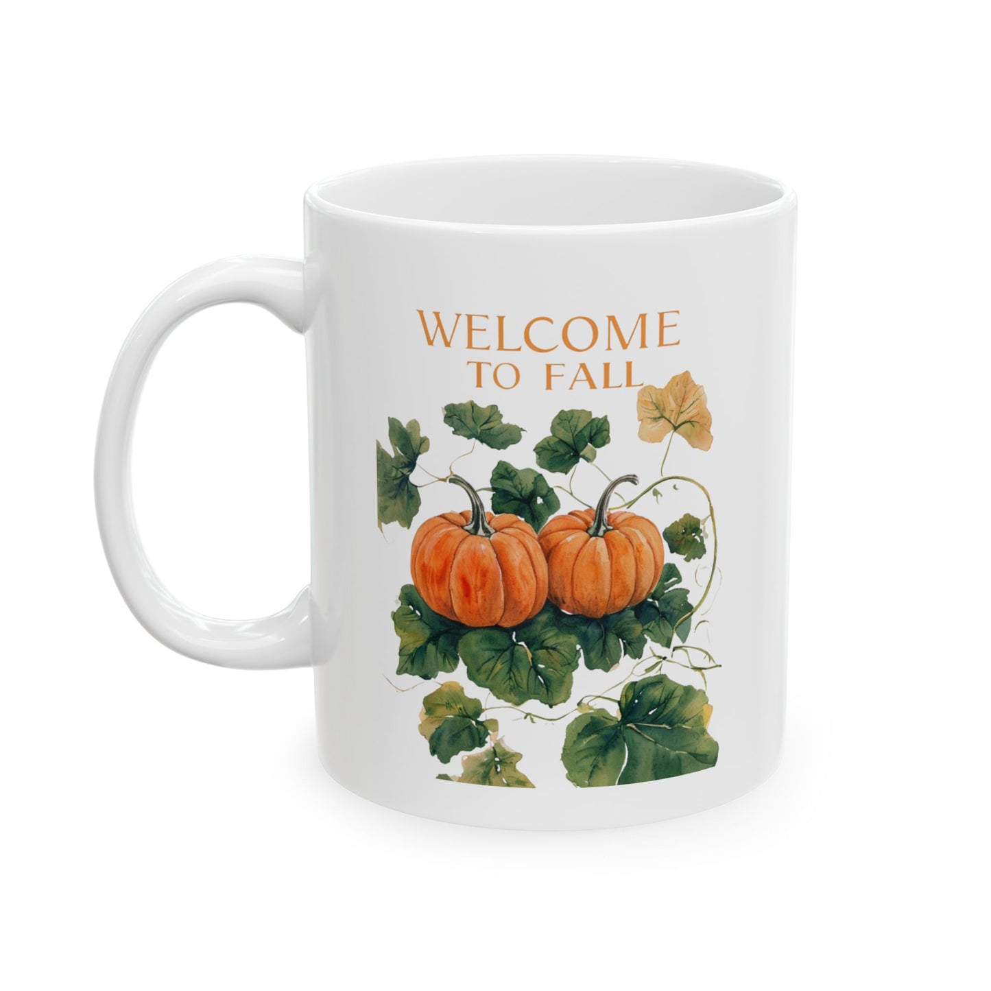 Welcome to Fall Pumpkin Coffee Mug