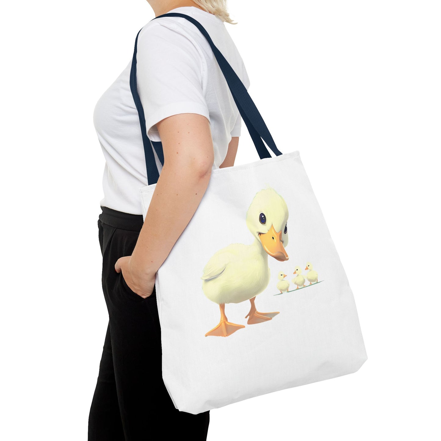 Adorable Duck Family Tote Bag, Cute Animal Lover Gift, Eco-Friendly Shopping Bag, Spring Gift, Easter Tote
