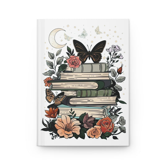 Hardcover Book & Butterfly Journal Notebook – Floral Aesthetic Writing Journal