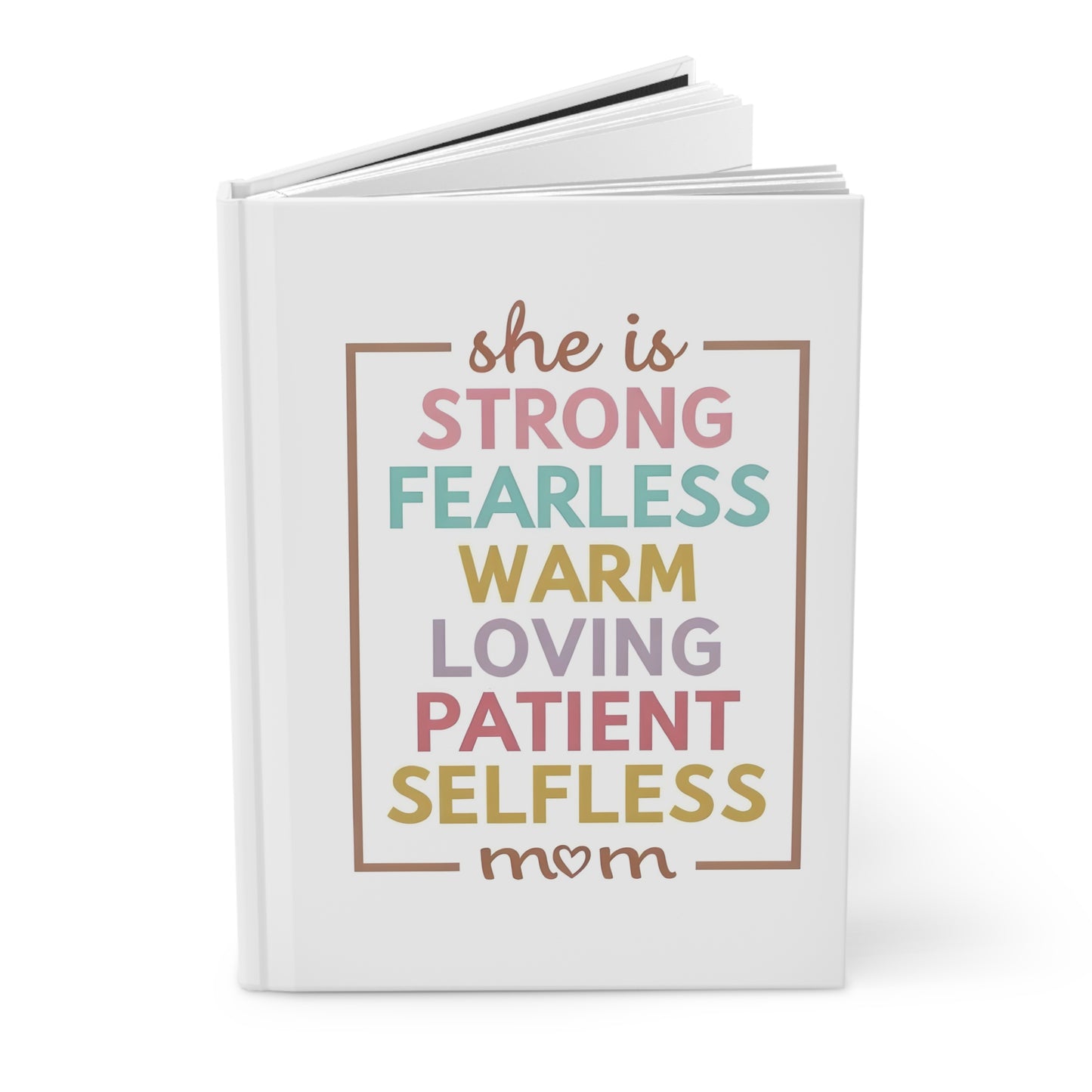 Empowering Mom Journal, Inspirational Hardcover Journal, Gift for Mother's Day, Self-Care Notebook, Positive Affirmations Diary, Thoughtful