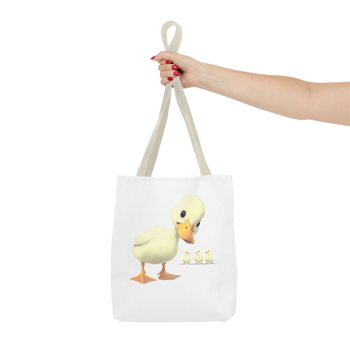 Adorable Duck Family Tote Bag, Cute Animal Lover Gift, Eco-Friendly Shopping Bag, Spring Gift, Easter Tote