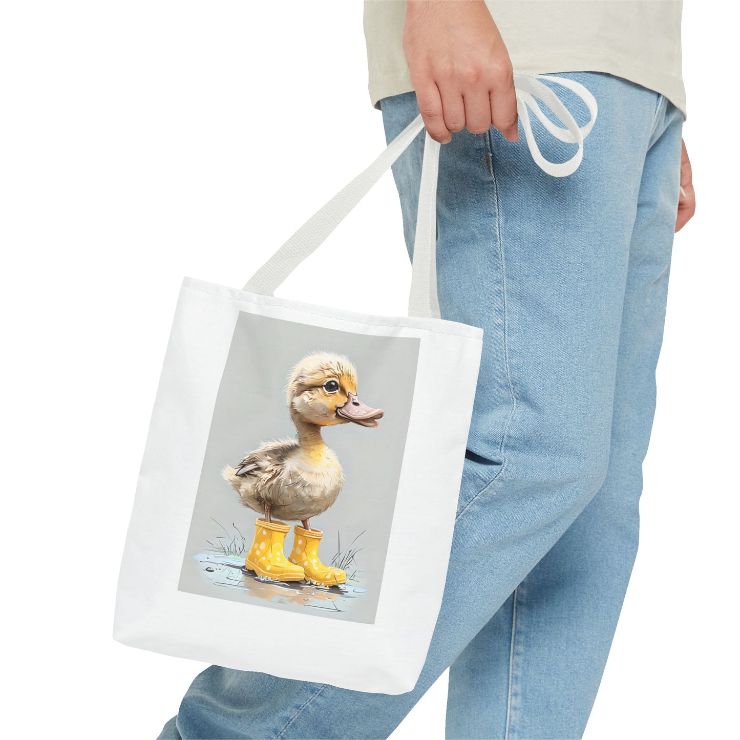 Adorable Duckling Tote Bag - Cute Animal Lover Gift, Eco-Friendly Shopping Bag, Springtime Accessory, Easter gift, Fun Gift Idea