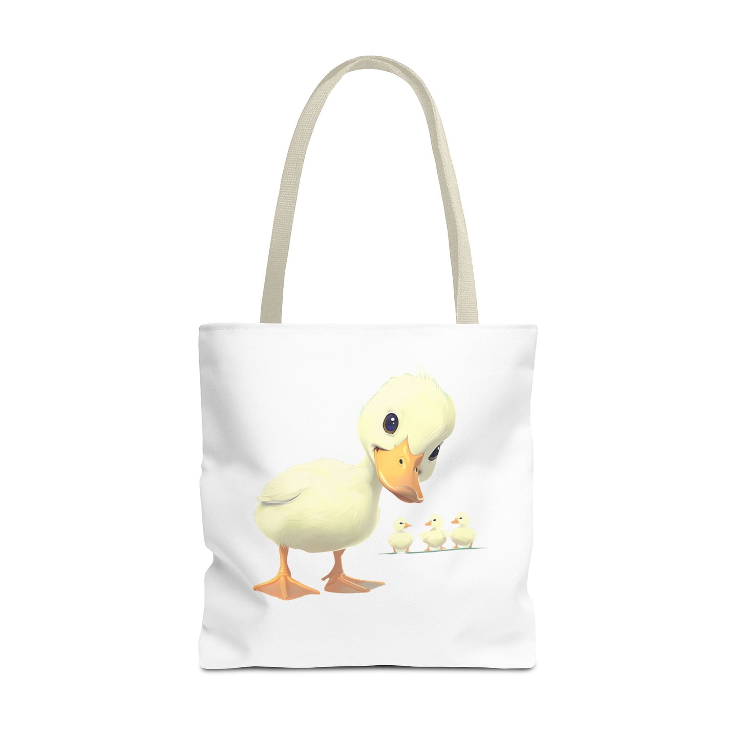 Adorable Duck Family Tote Bag, Cute Animal Lover Gift, Eco-Friendly Shopping Bag, Spring Gift, Easter Tote