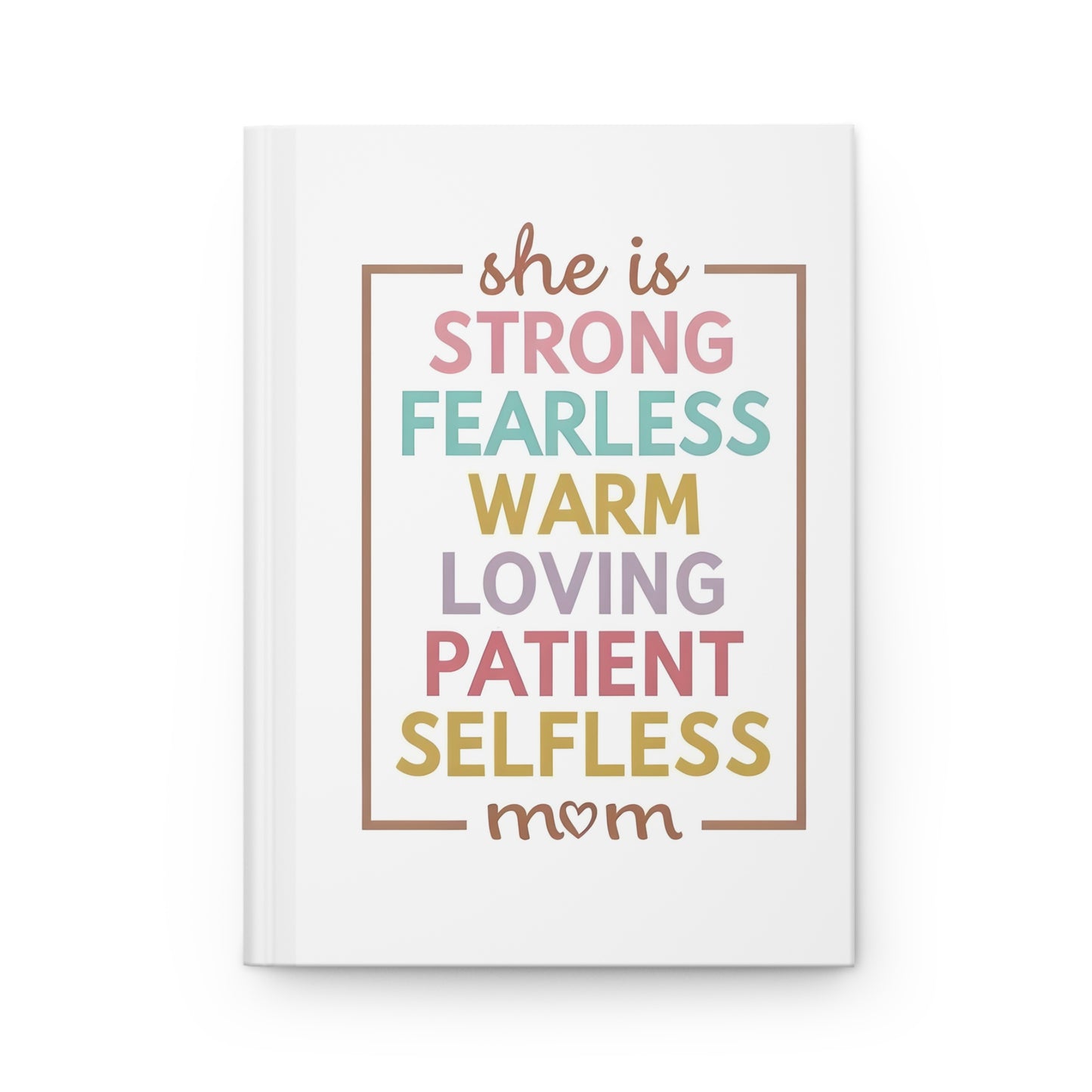 Empowering Mom Journal, Inspirational Hardcover Journal, Gift for Mother's Day, Self-Care Notebook, Positive Affirmations Diary, Thoughtful